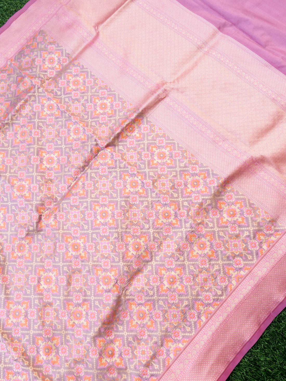 Handloom Banarasi Katan Silk Patola Dupatta - Khinkhwab