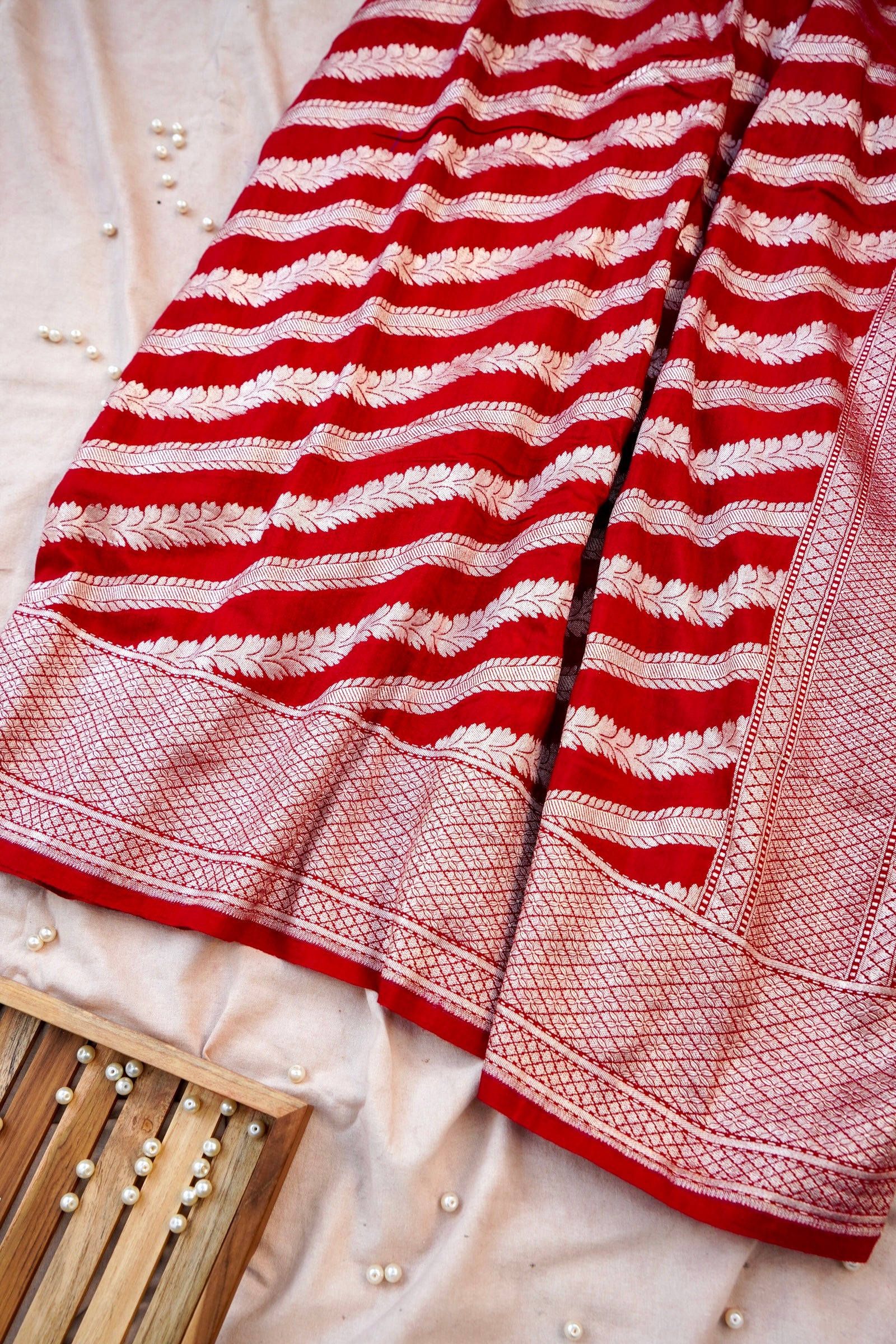 Pure Moonga Silk Handloom Banarasi Saree