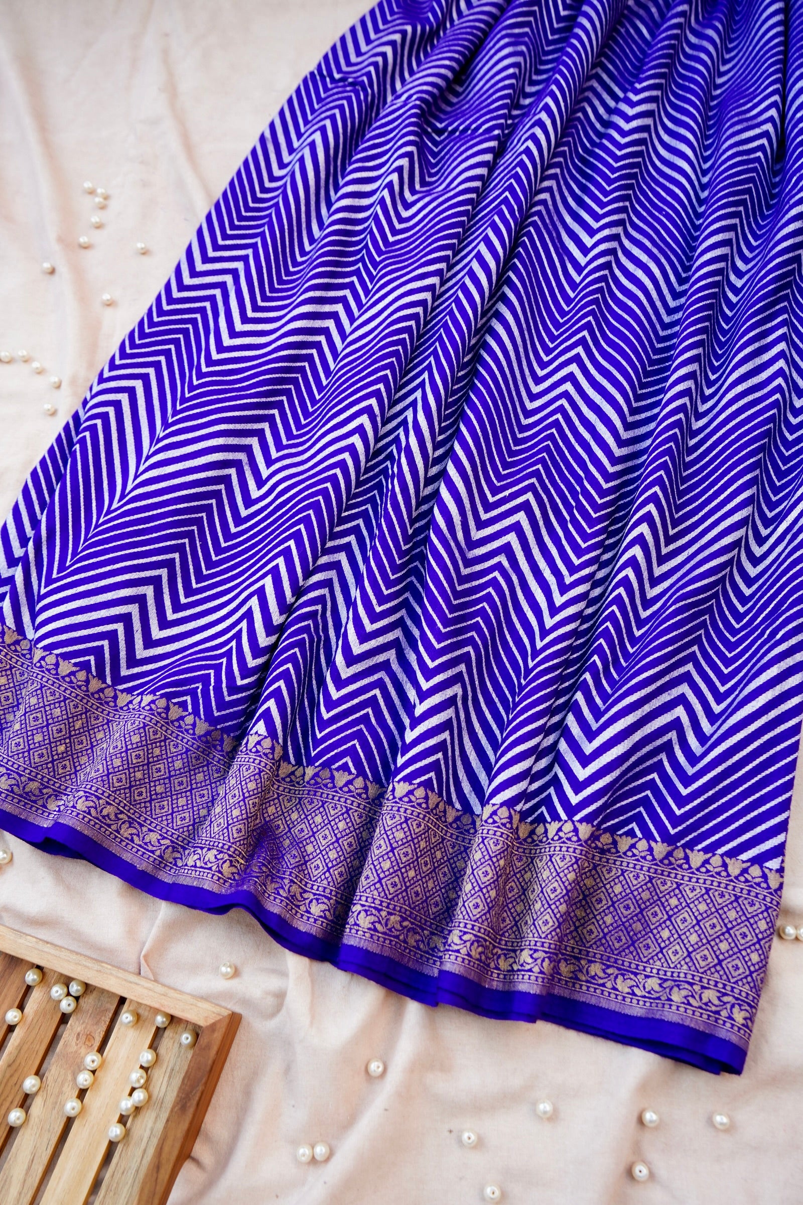 Pure Moonga Silk Handloom Banarasi Saree