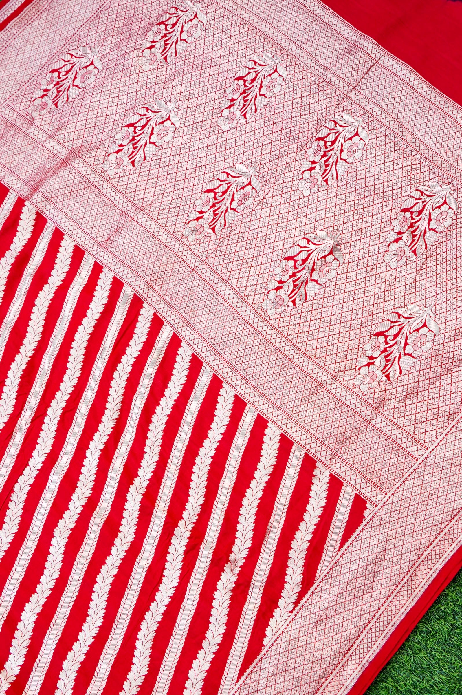 Pure Moonga Silk Handloom Banarasi Saree