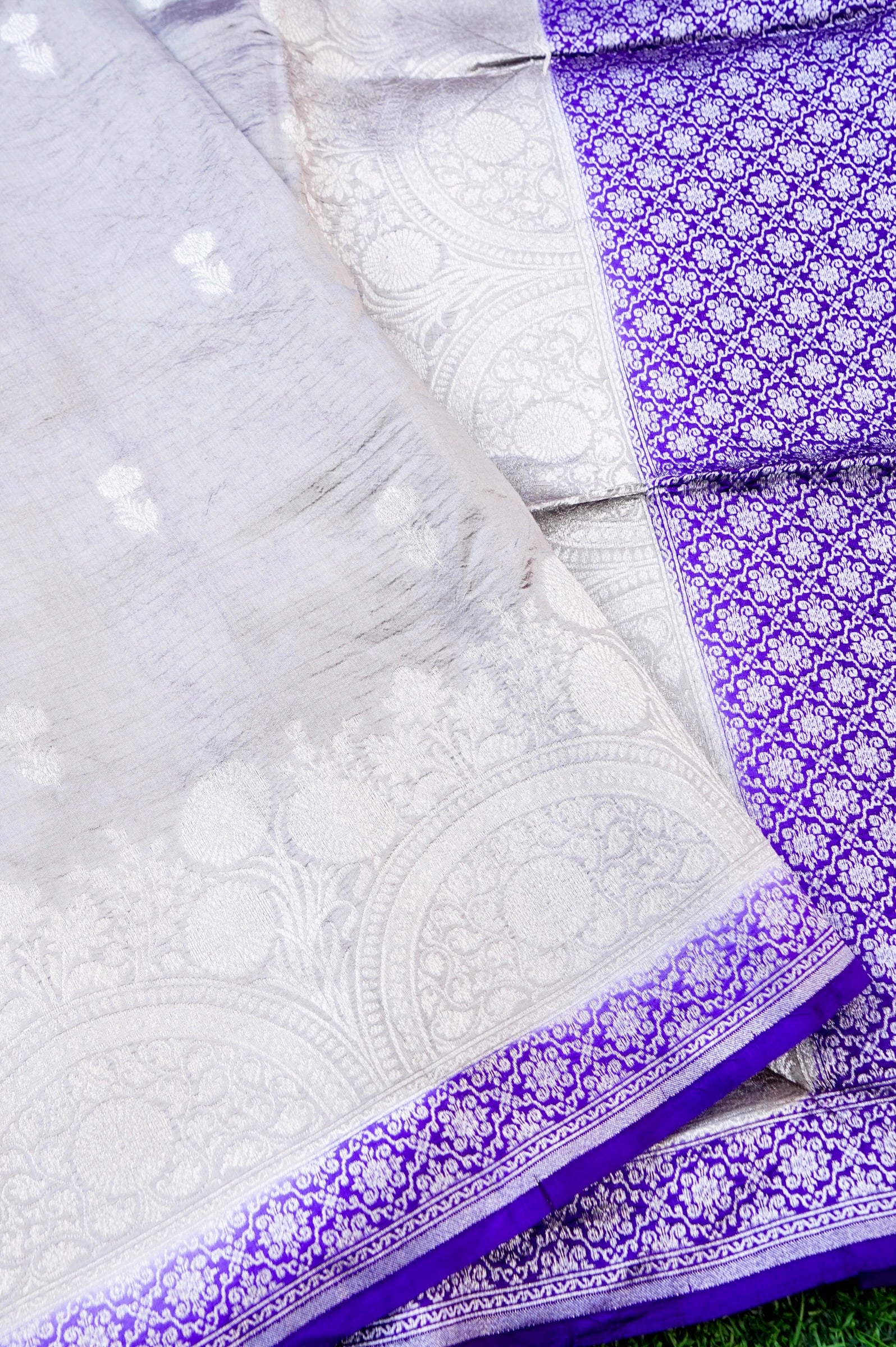 Pure Moonga Silk Handloom Banarasi Saree