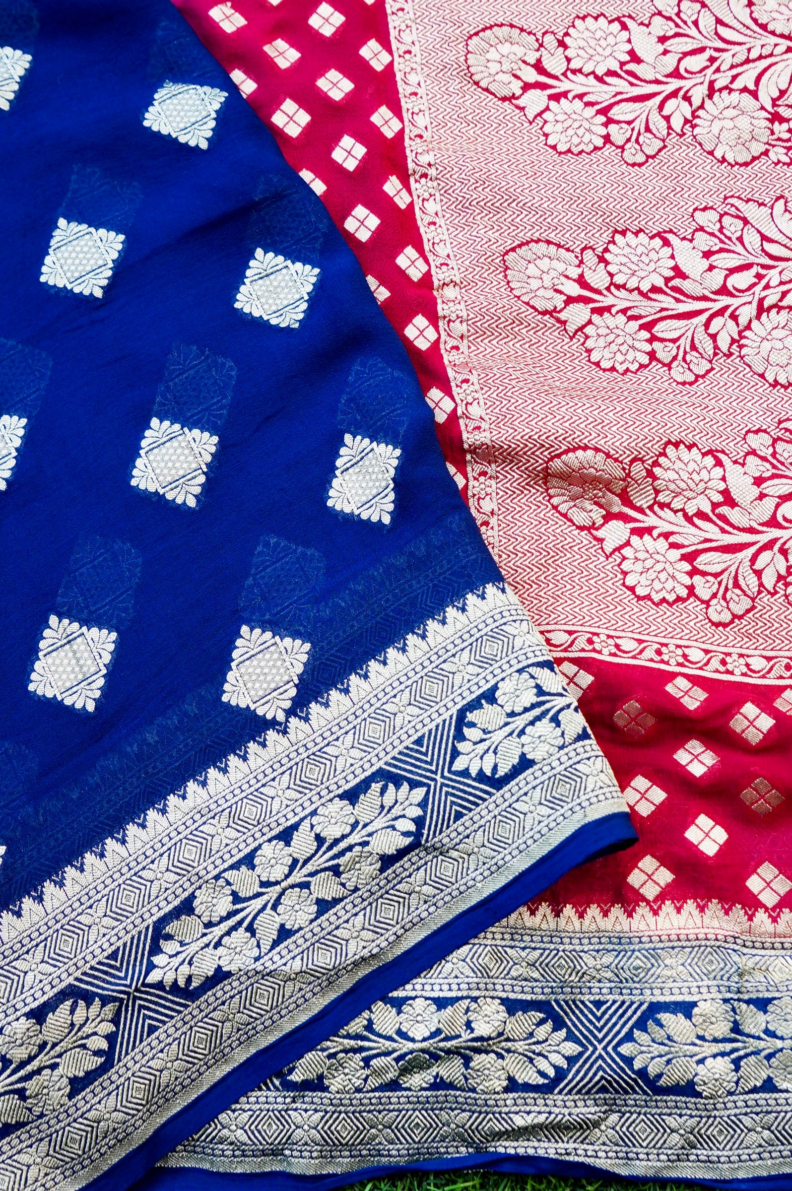 Handloom Pure Georgette Banarasi Saree