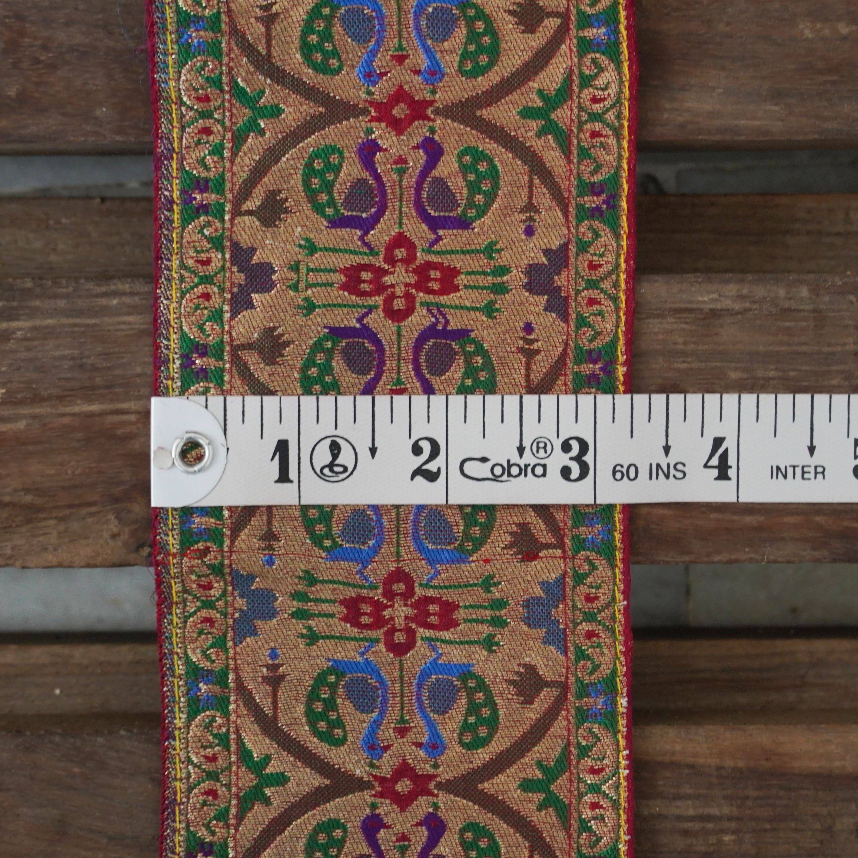Banarasi Semi Silk Purple Border