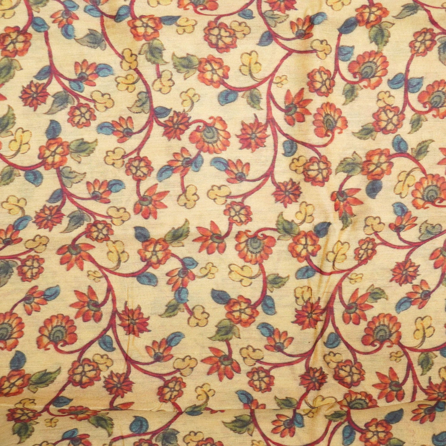 Pure Moonga Silk Print Fabric