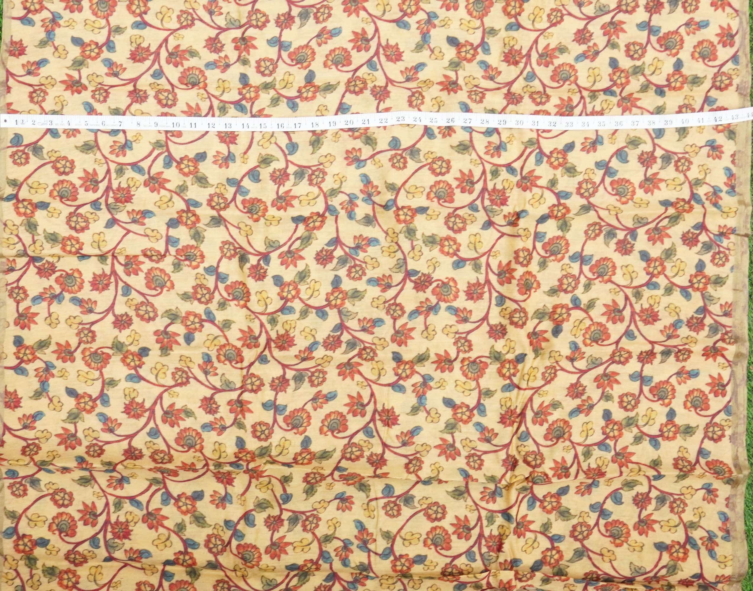 Pure Moonga Silk Print Fabric