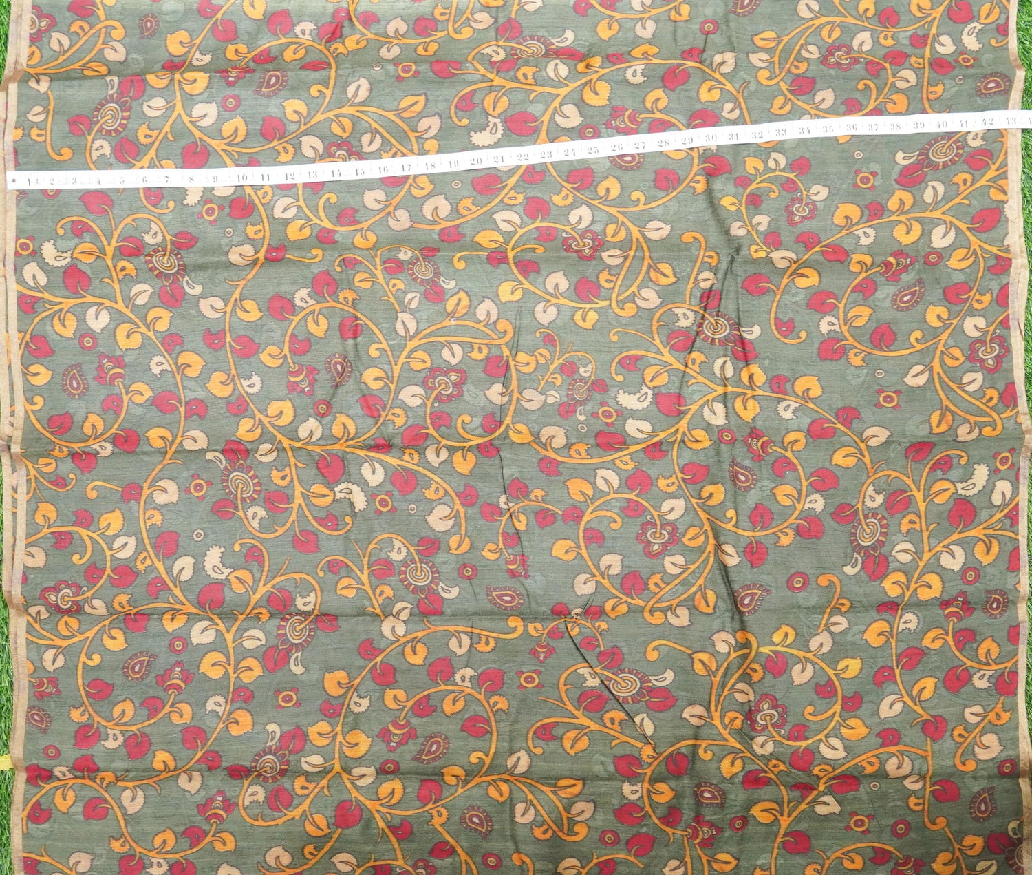 Pure Moonga Silk Print Fabric