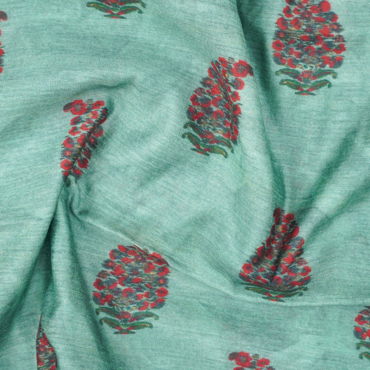 Pure Moonga Silk Print Fabric