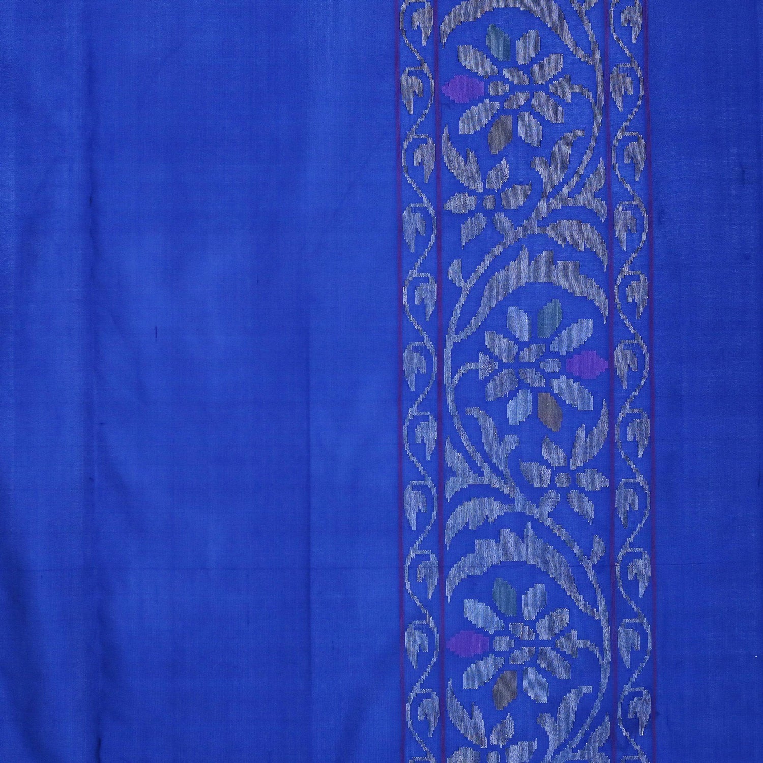 Handloom Banarasi Real Silver Zari Cotton Saree