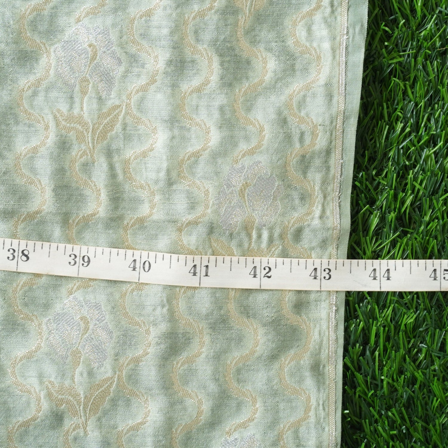 Pure Cotton Silk Banarasi Fabric