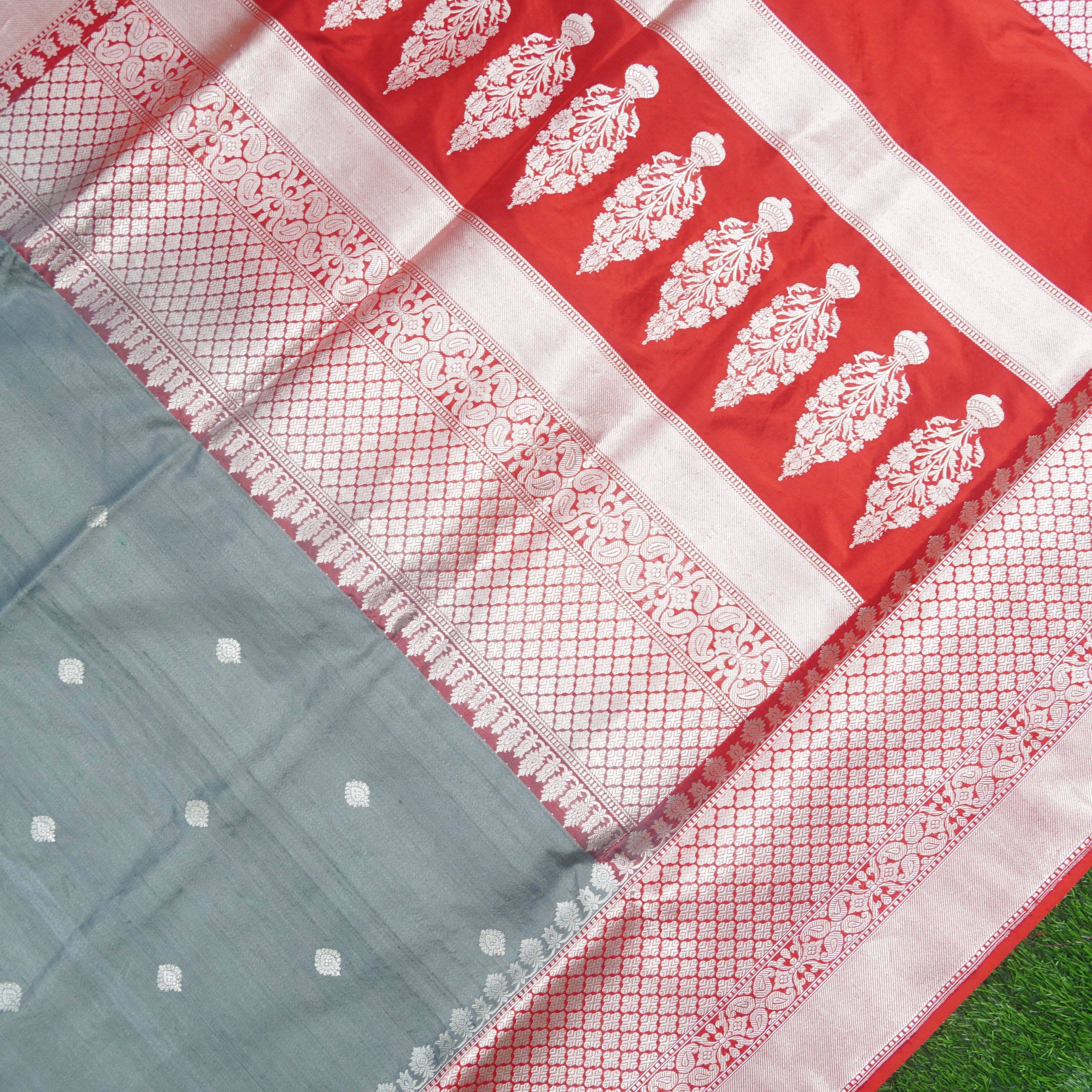 Banarasi Tussar Silk Handloom Saree