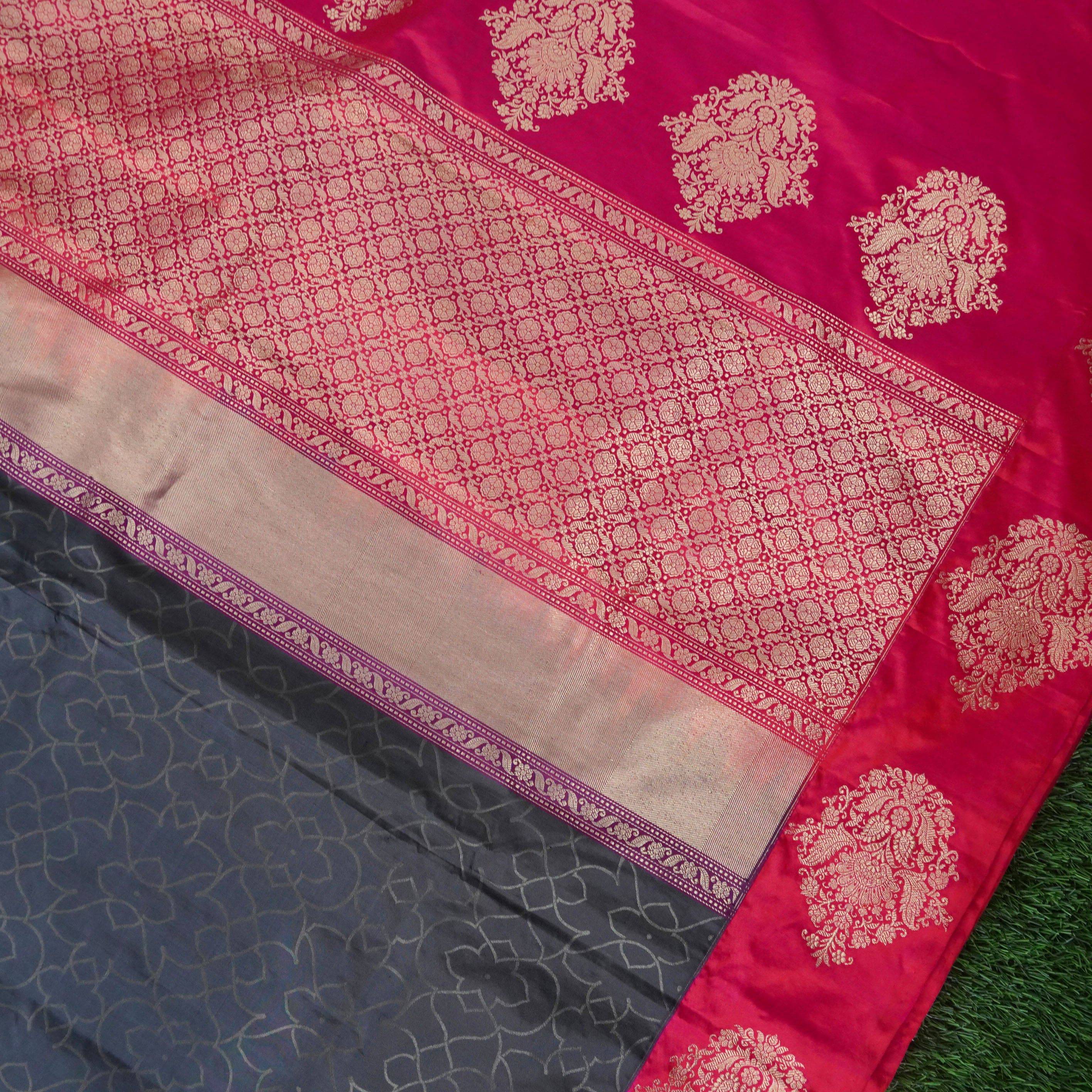 Handloom Banarasi Silk Tanchoi Saree