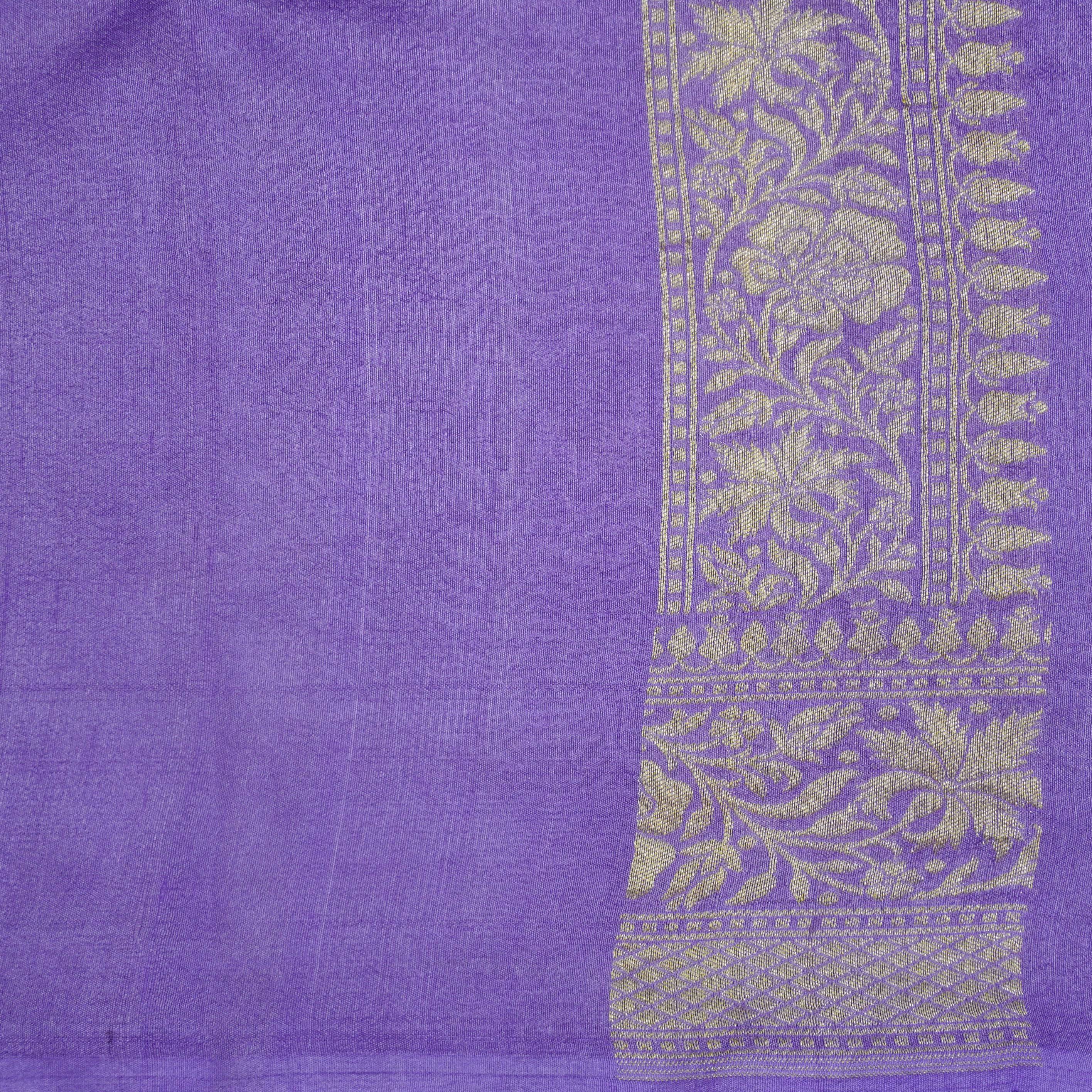 Handwoven Banarasi Tussar Georgette Saree