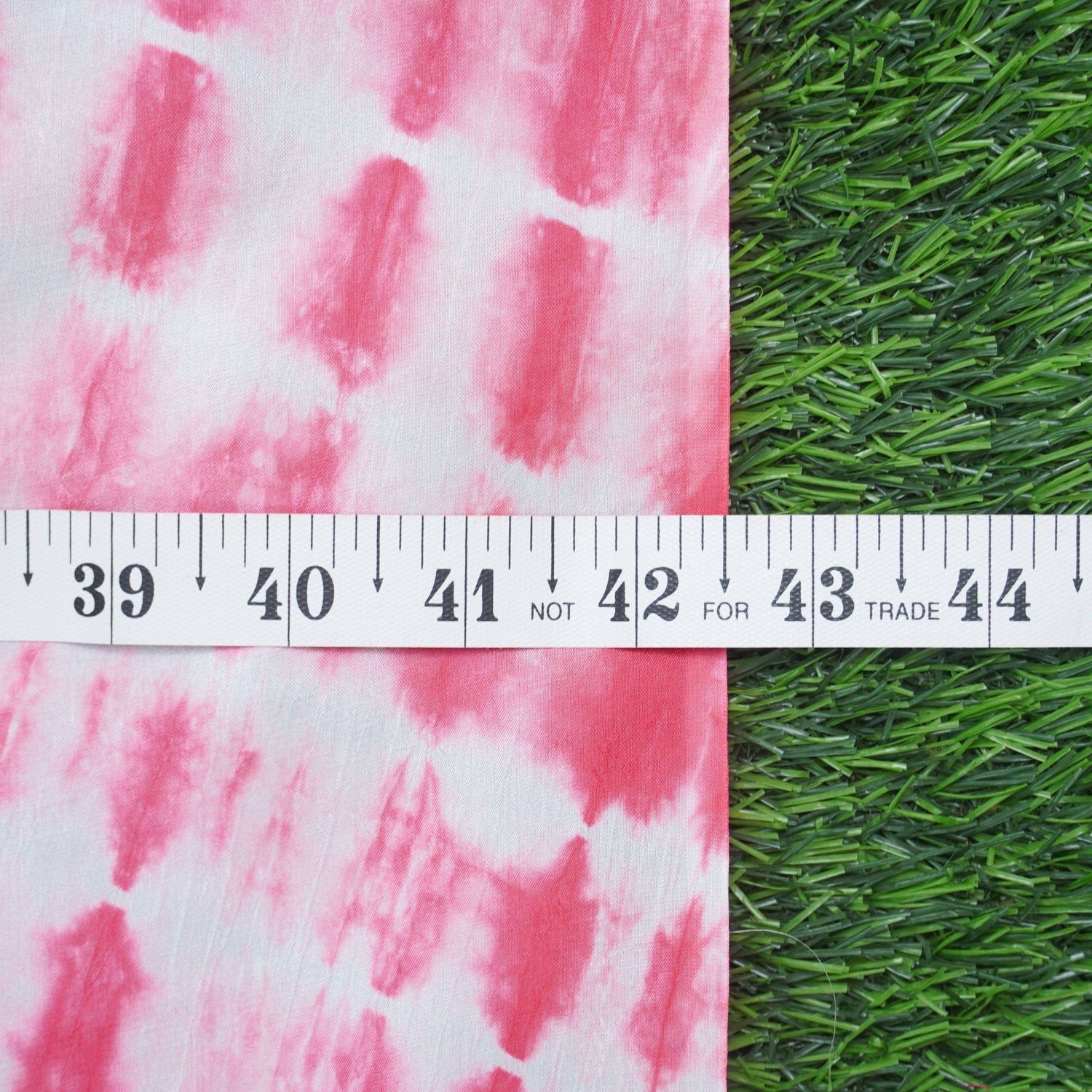 Pink Pure Silk Shibori Fabric