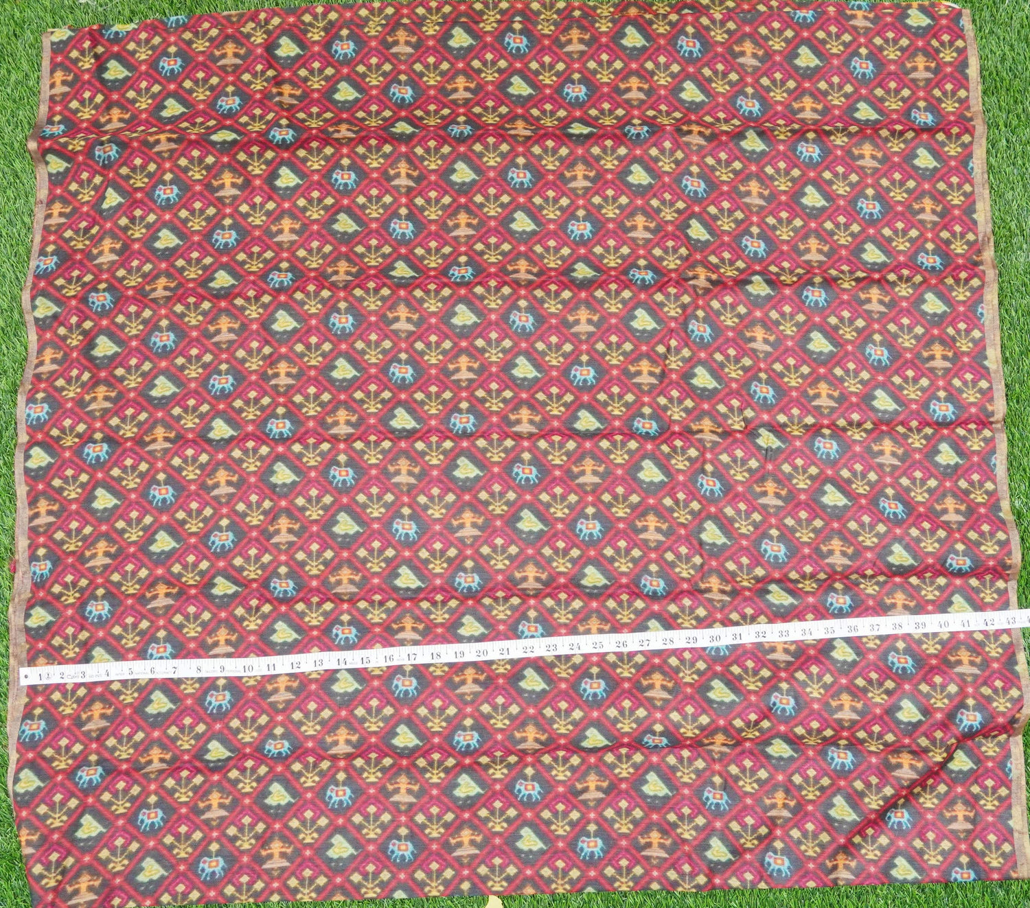 Pure Moonga Silk Print Fabric