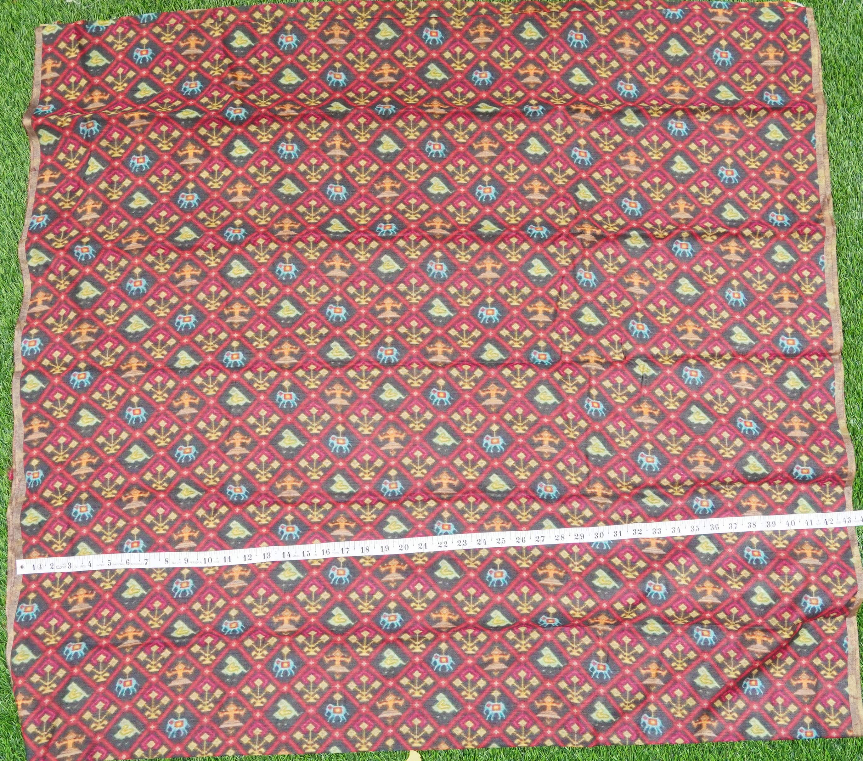 Pure Moonga Silk Print Fabric