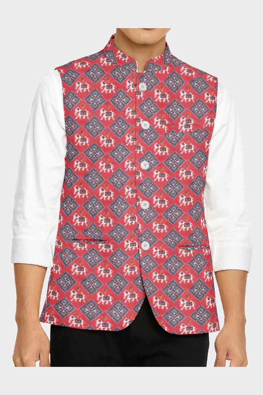 Pure Moonga Silk Print Fabric