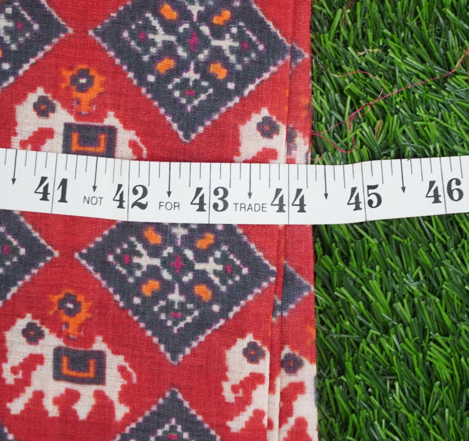 Pure Tussar Georgette Silk Print Fabric
