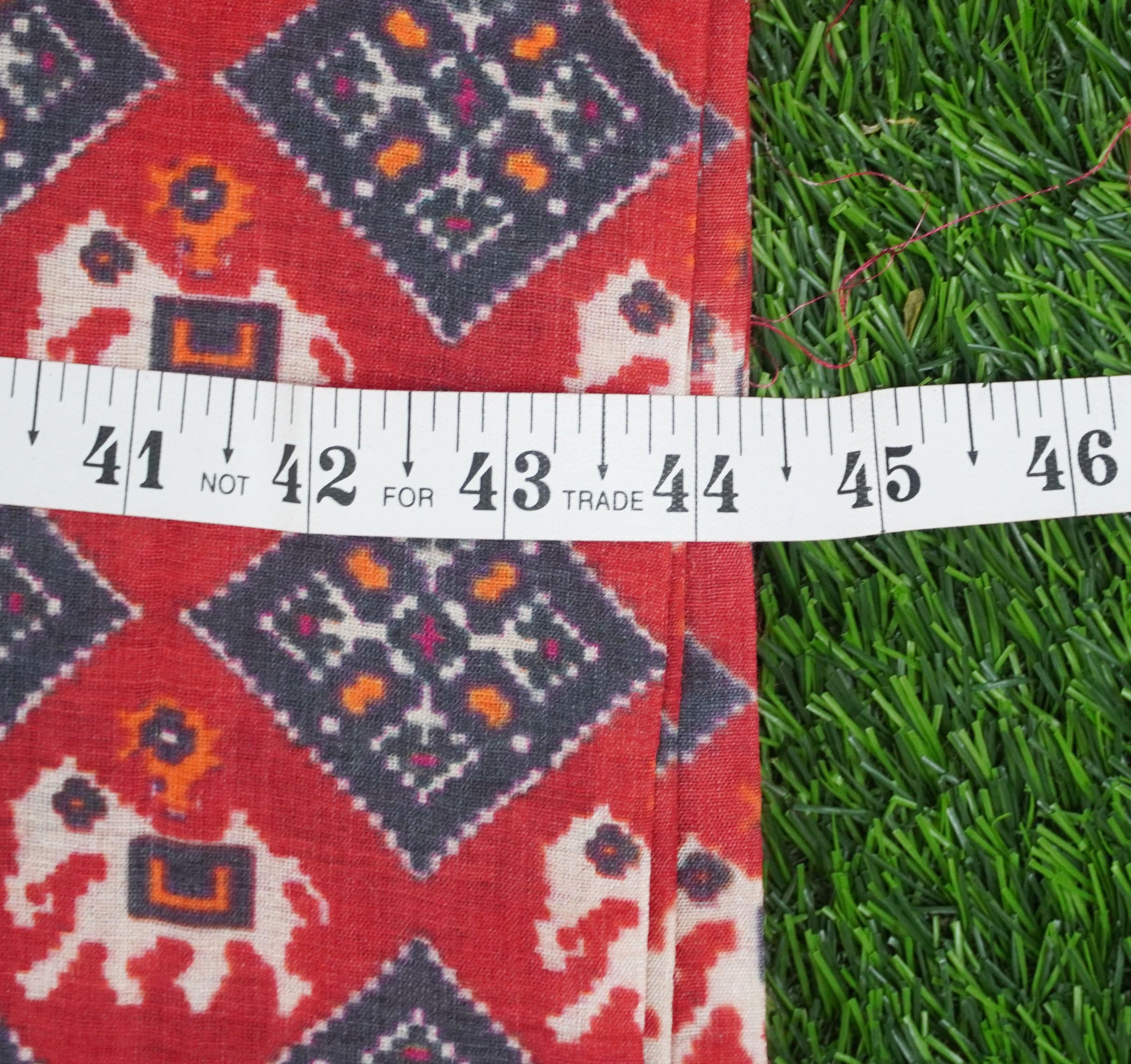 Pure Tussar Georgette Silk Print Fabric
