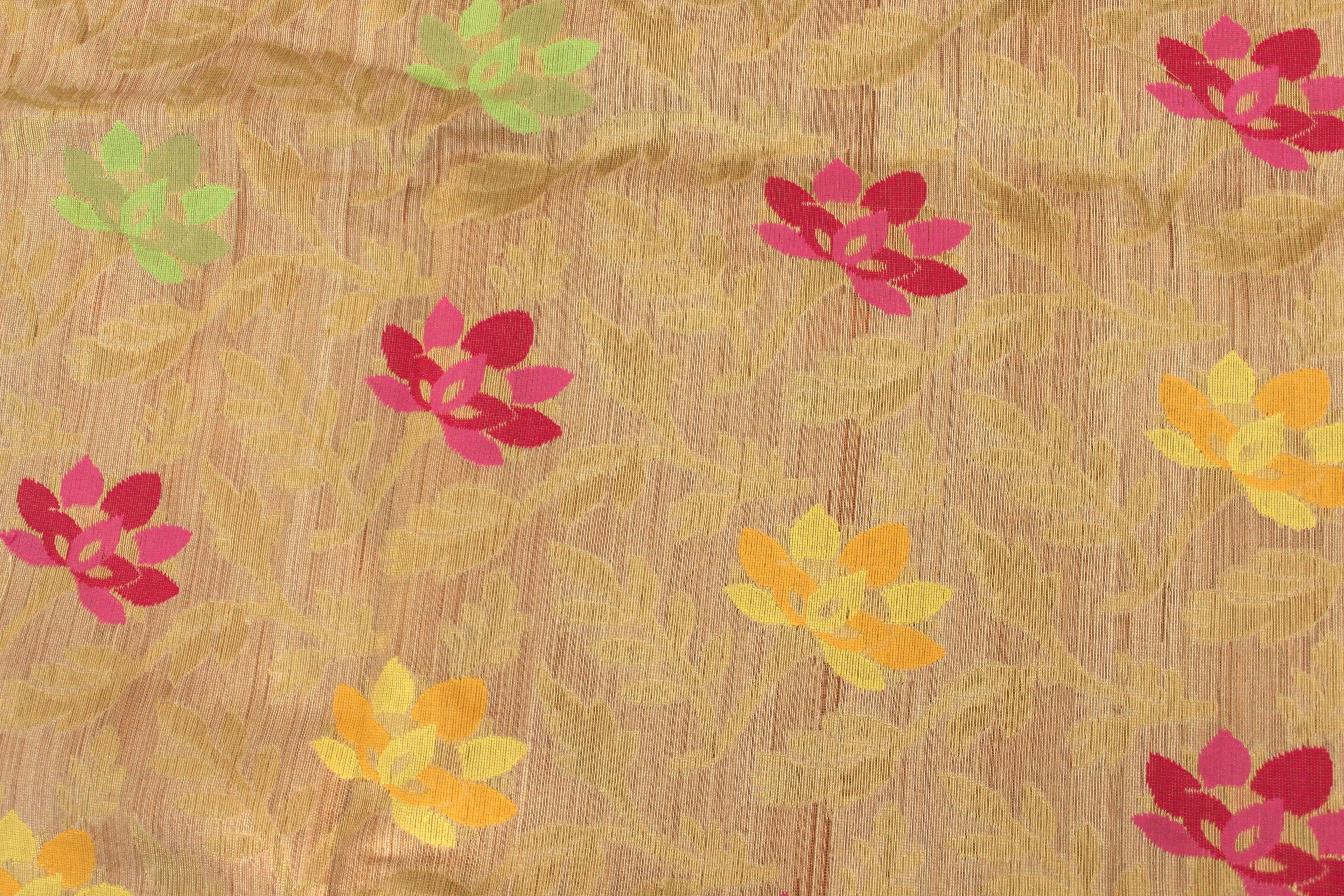 Pure Dupion Silk Handloom Banarasi Fabric 3 Piece Suit Set