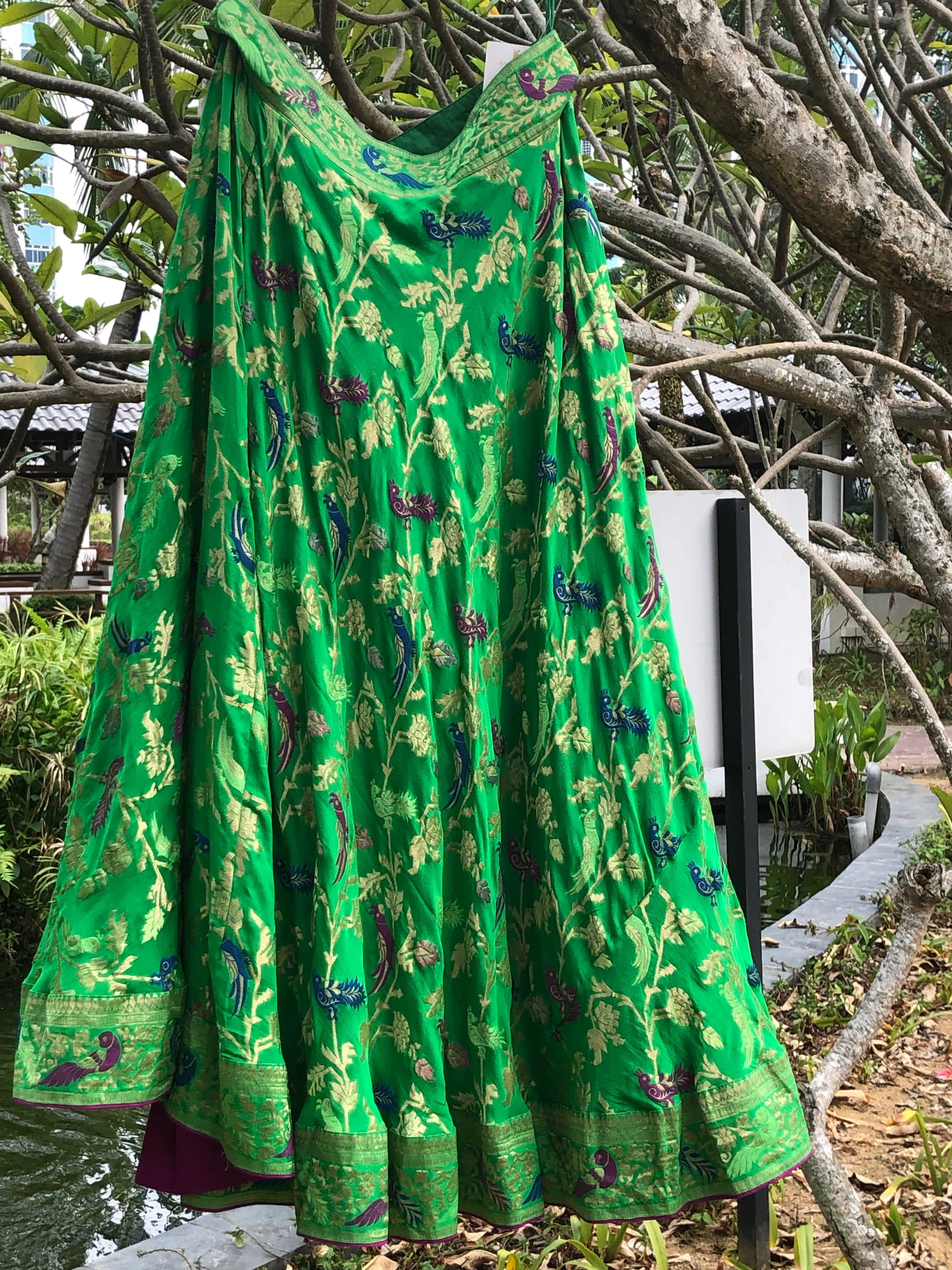 Banarasi Georgette Stitched Lehenga