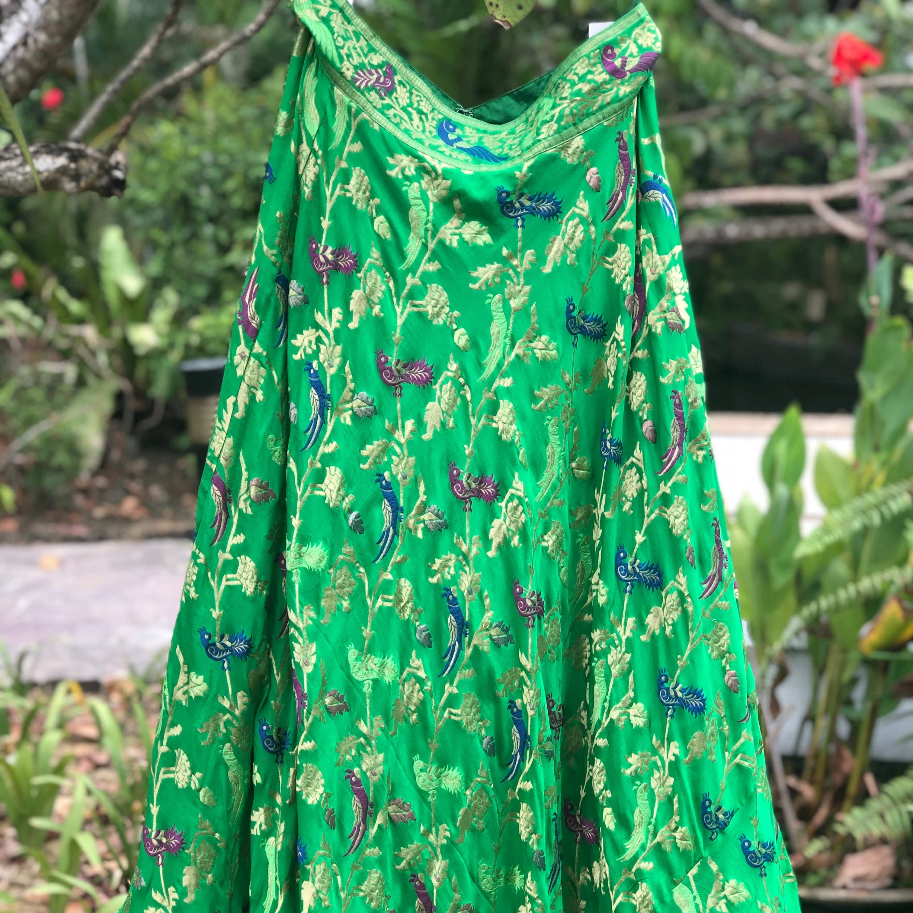 Banarasi Georgette Stitched Lehenga