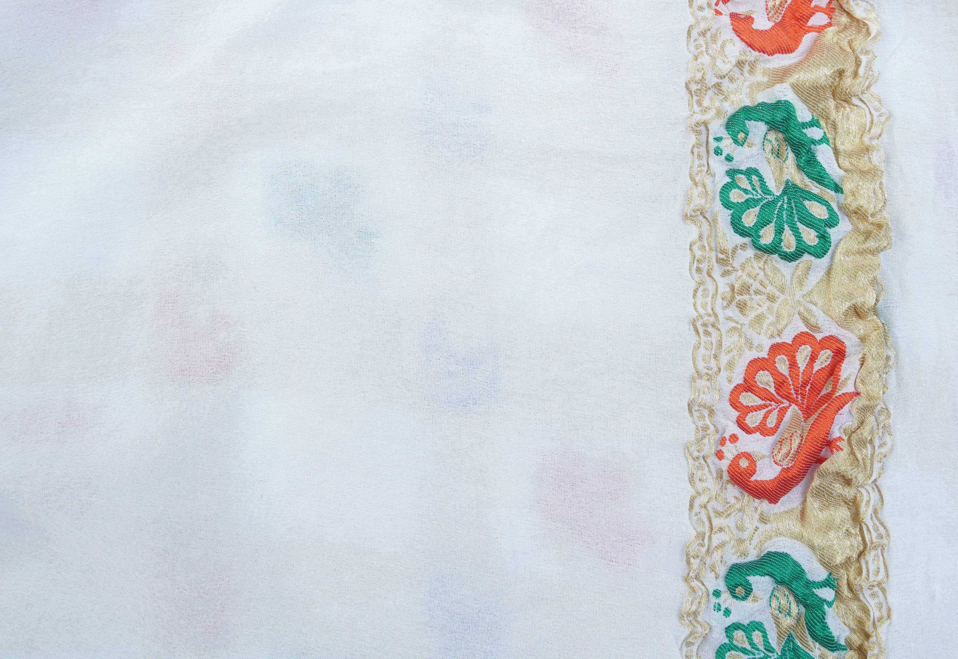 Georgette Banarasi Birds of Paradise Saree