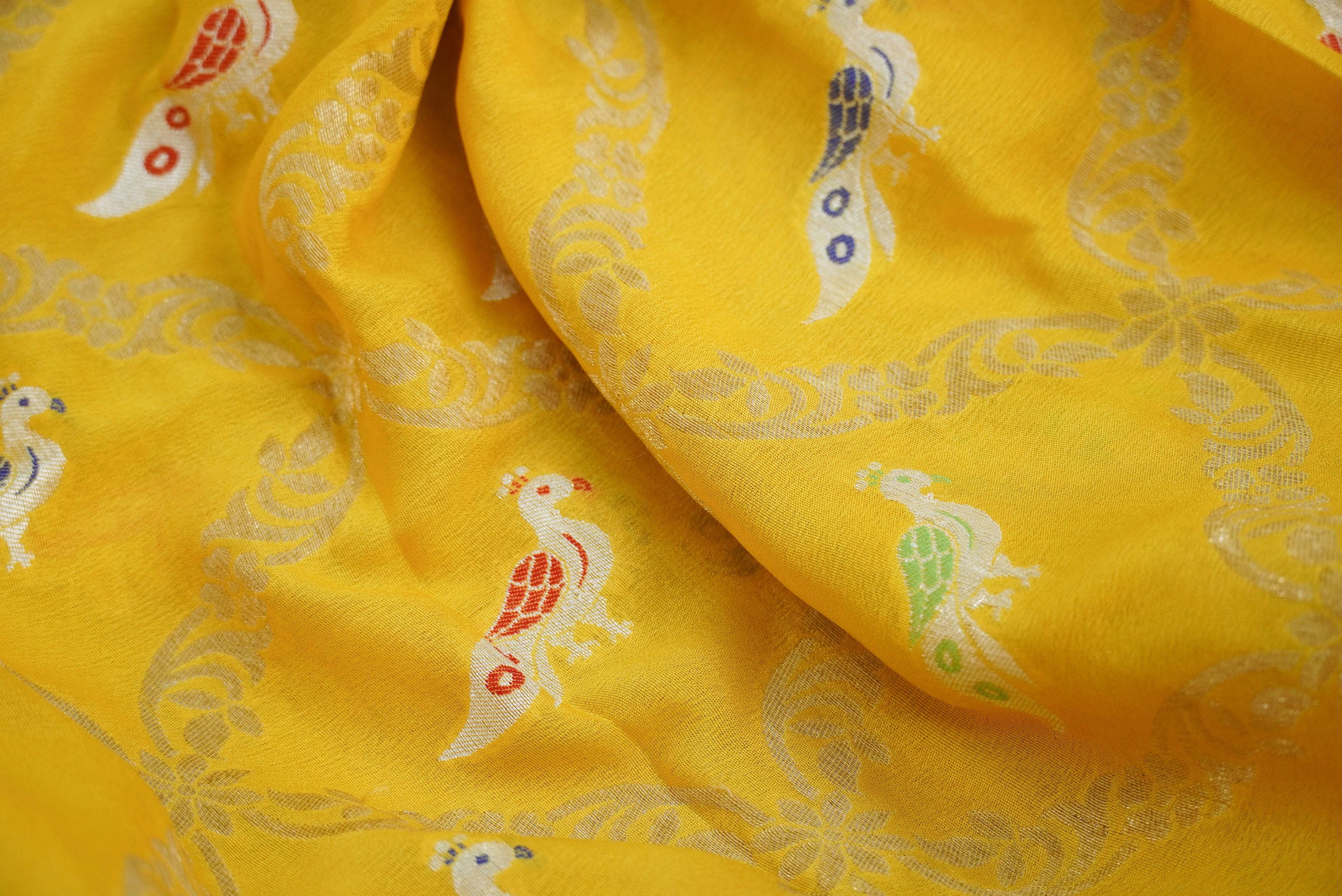 Handloom Banarasi Georgette Dupatta