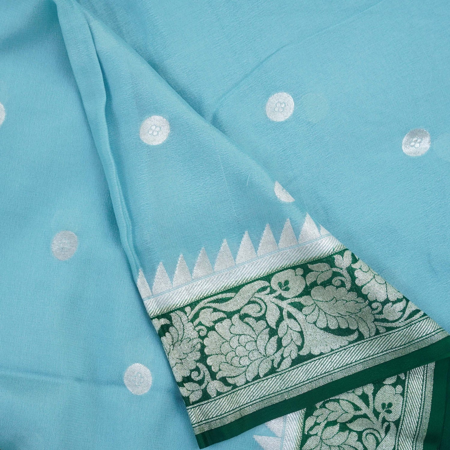 Banarasi Ashrafi Boota Georgette Saree