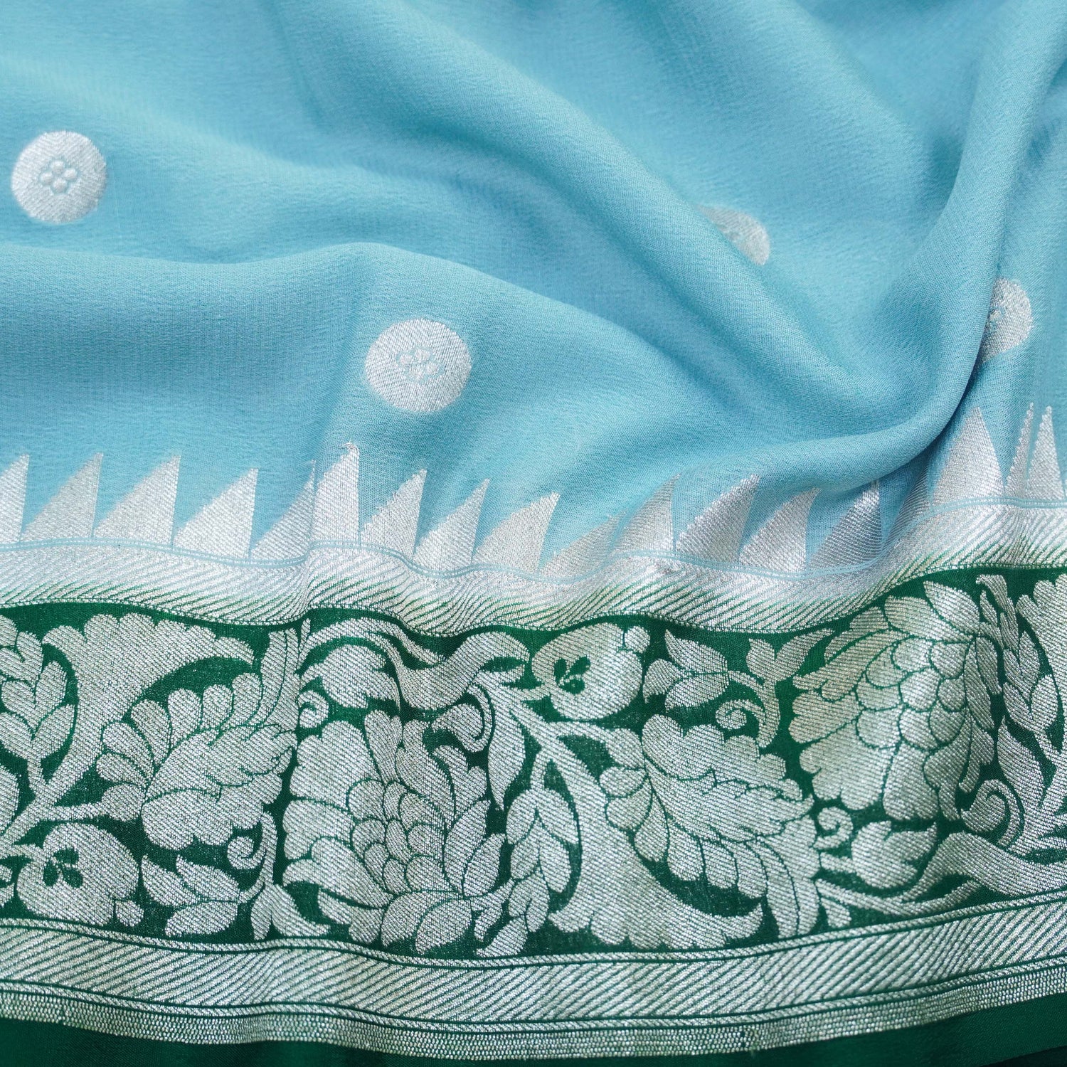 Banarasi Ashrafi Boota Georgette Saree