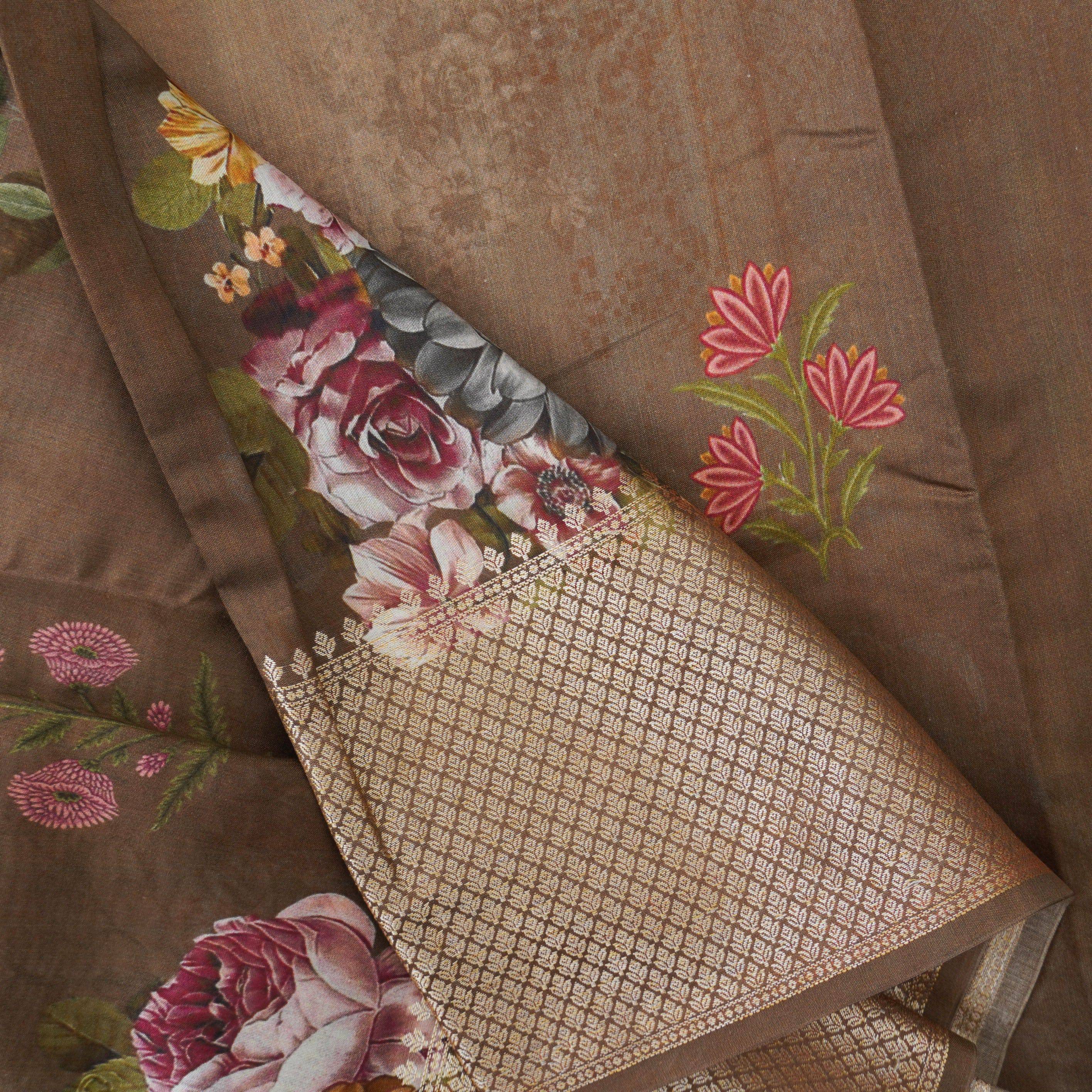Chiniya Silk Print Saree