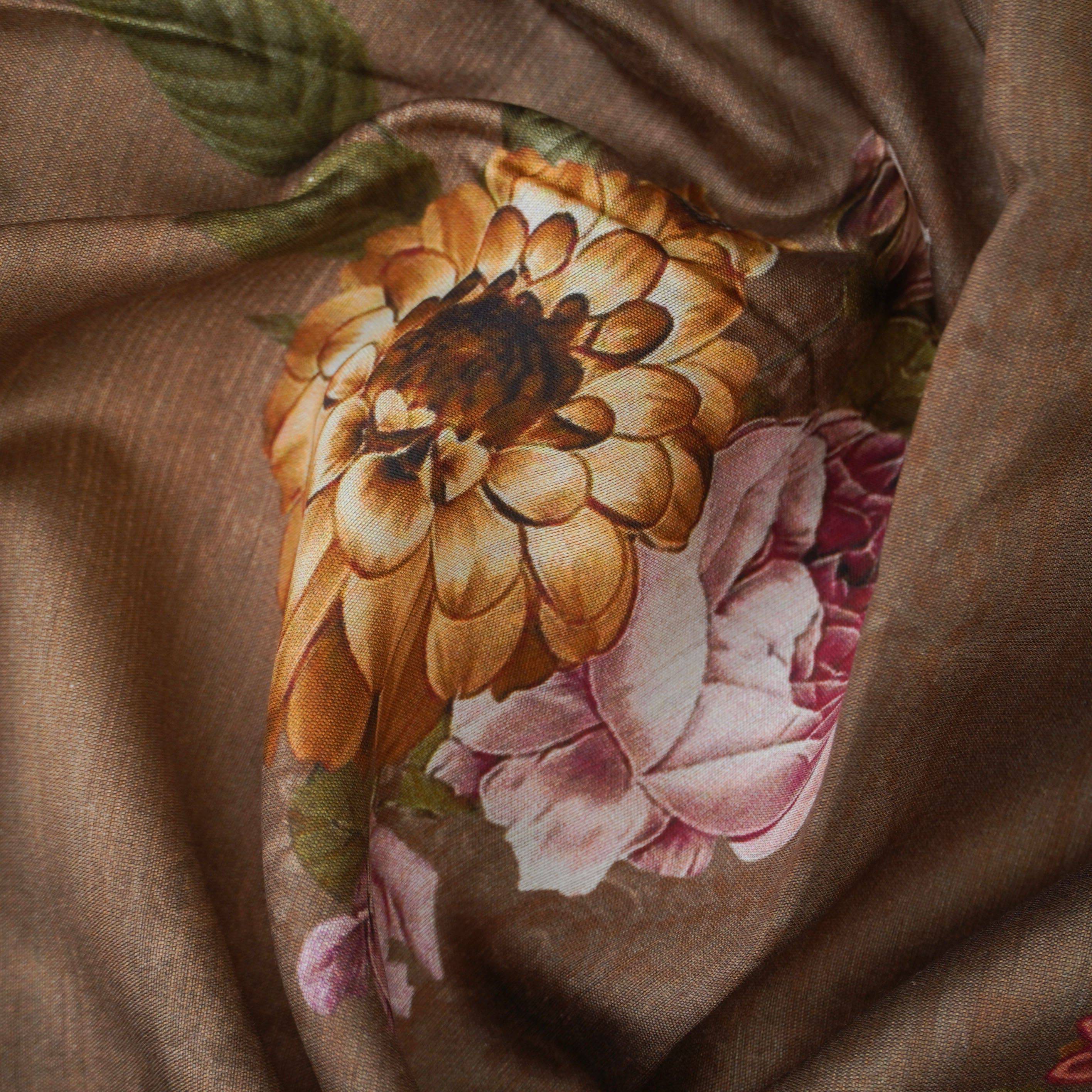 Chiniya Silk Print Saree