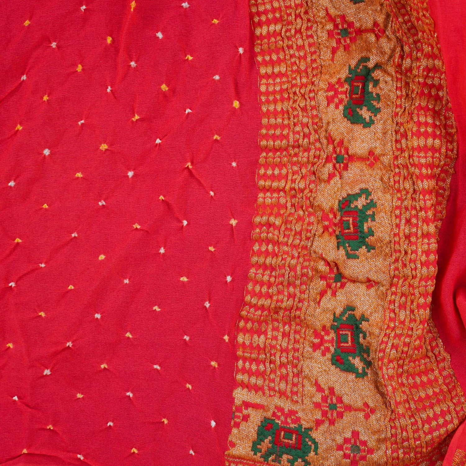 Banarasi Georgette Bandhani Saree