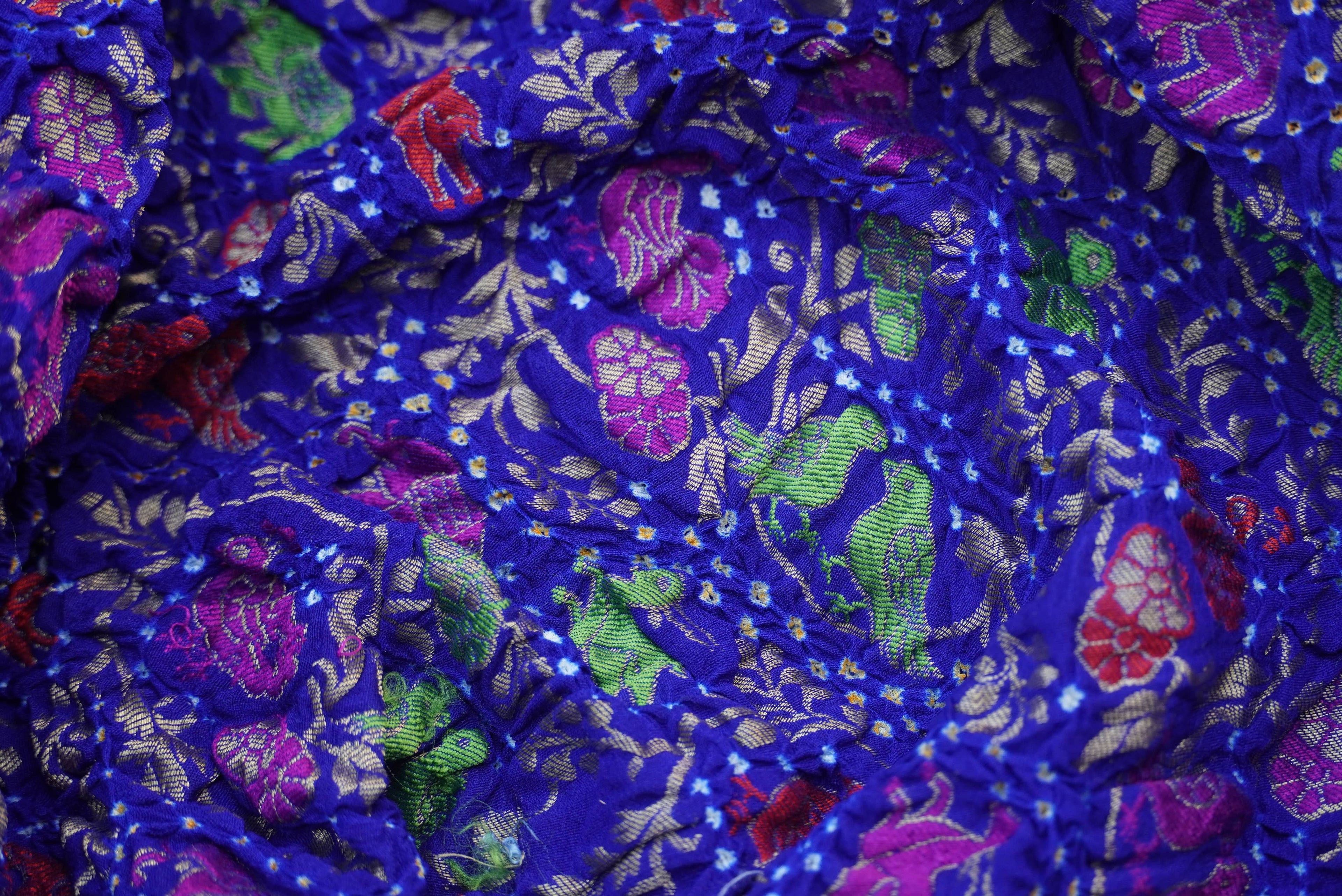 Banarasi Bandhani Georgette Shikargah Dupatta