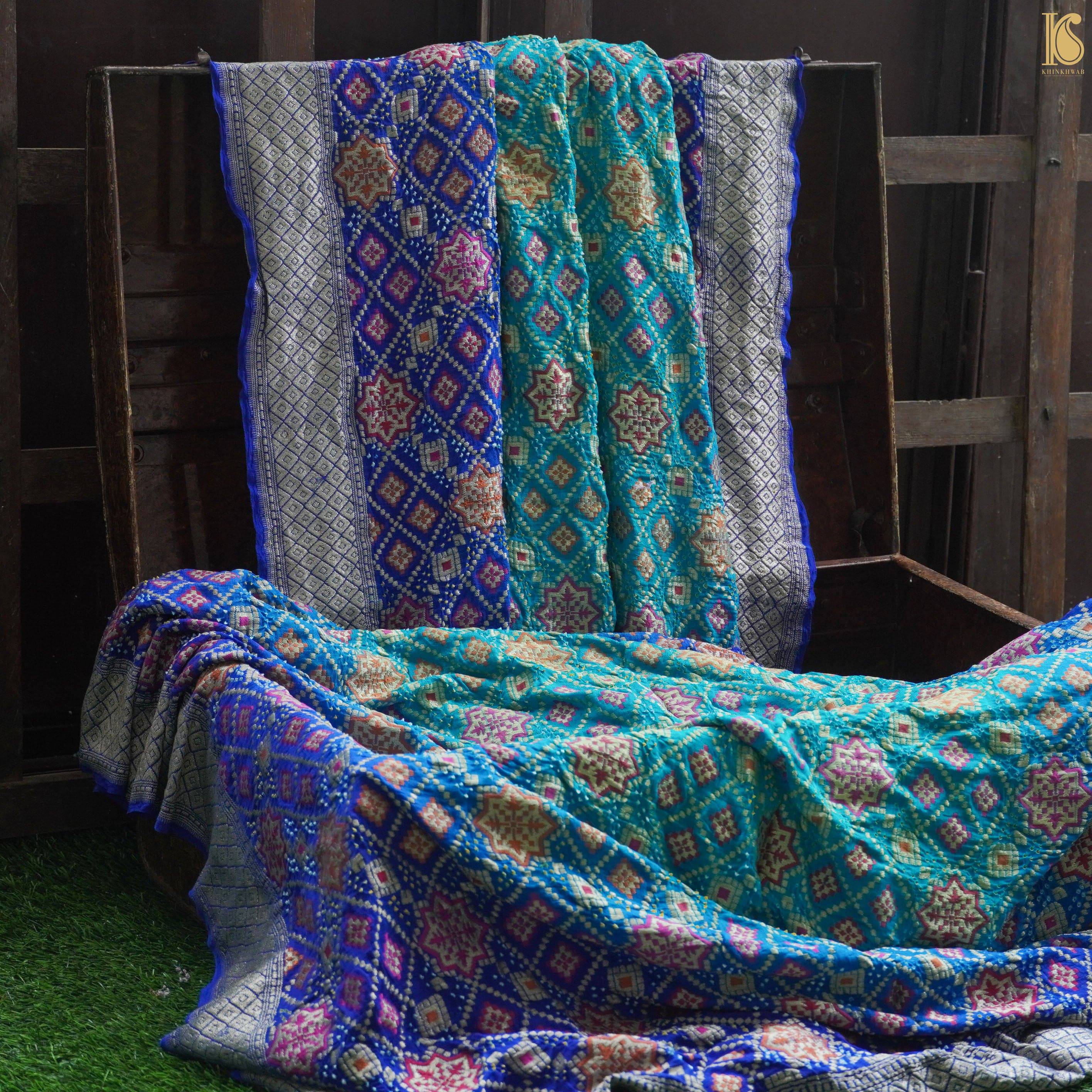 Banarasi Georgette Bandhani Saree