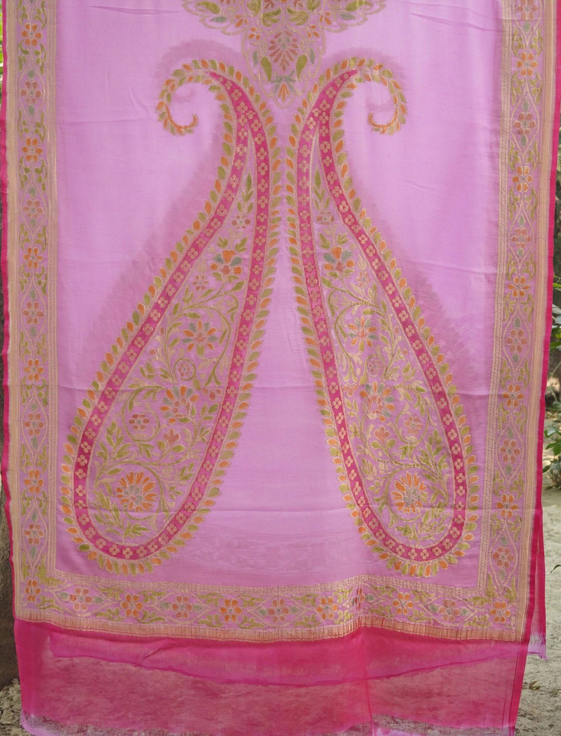 Banarasi Georgette Hand Brush Dupatta