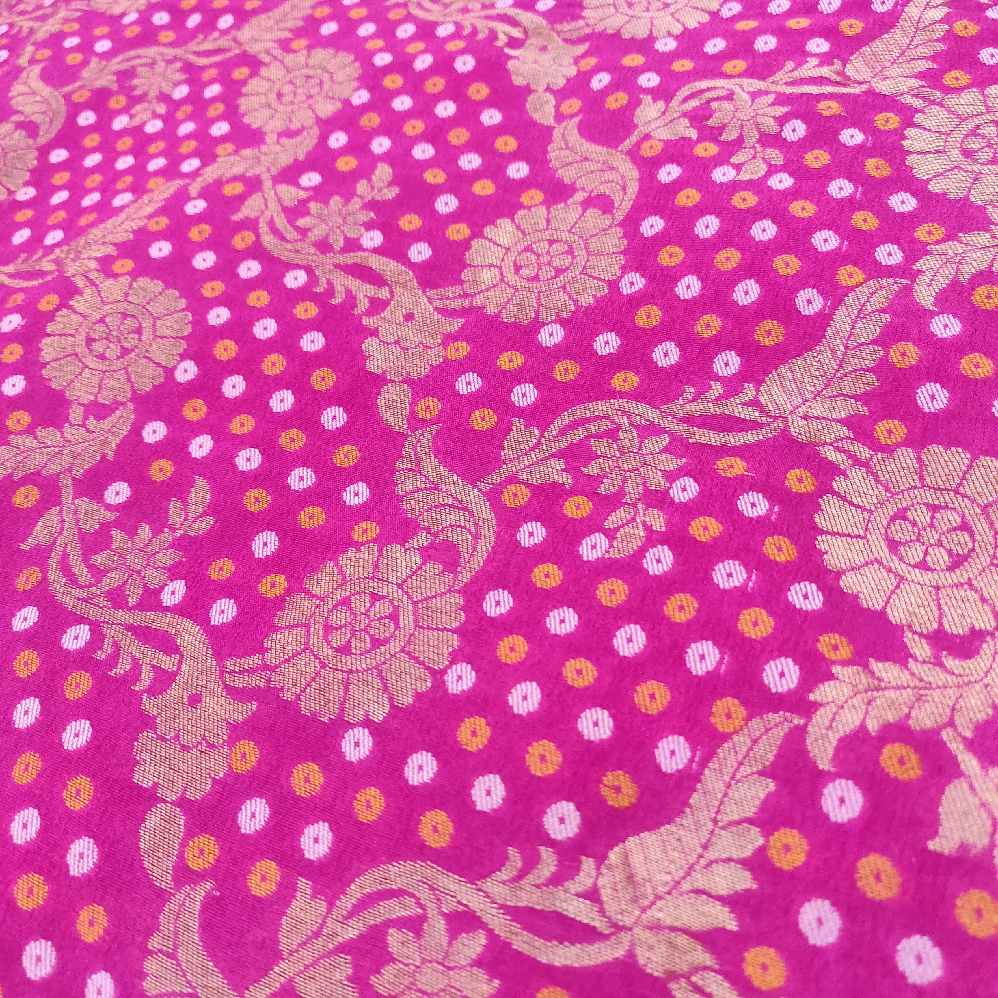 Pure Georgette Handloom Banarasi Saree