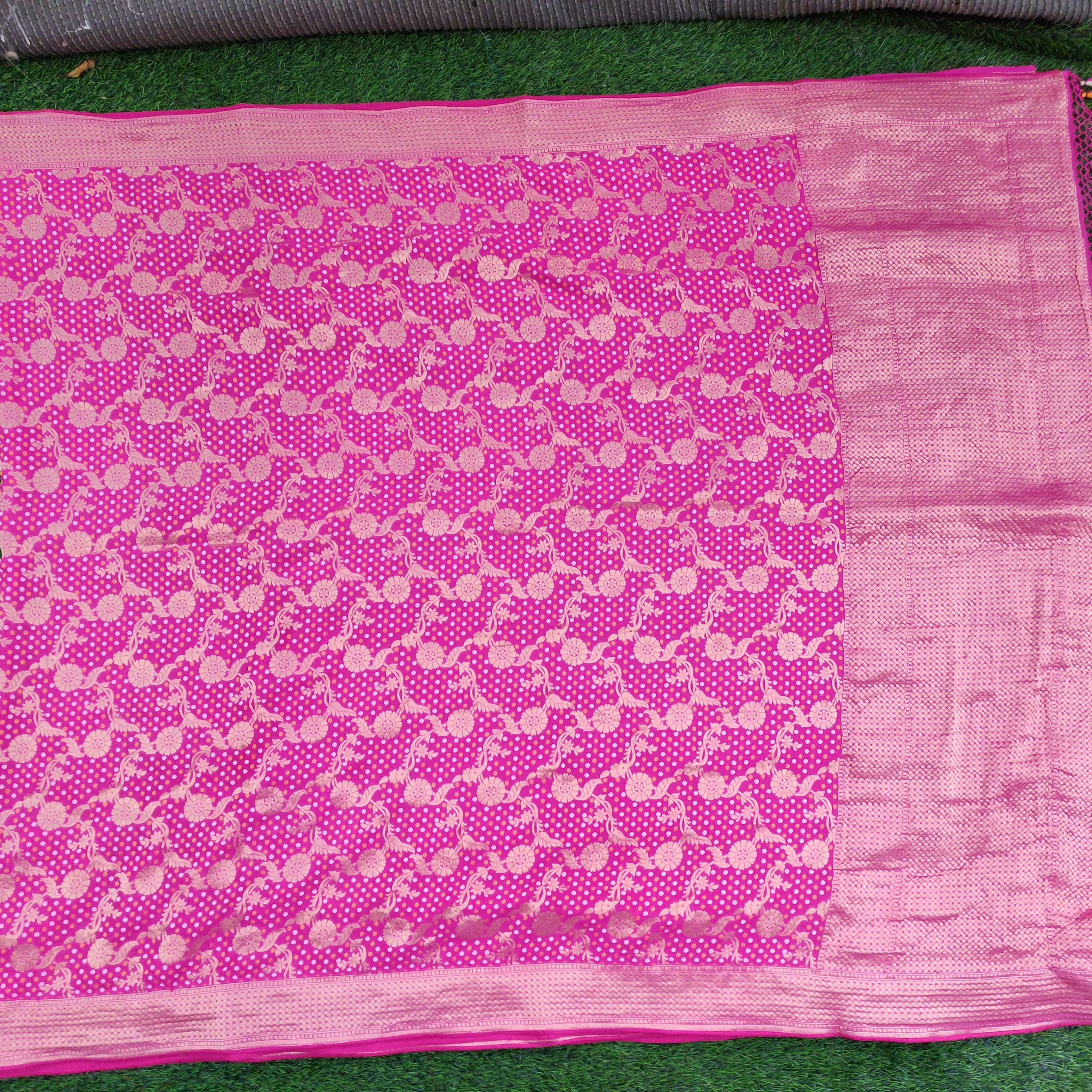 Pure Georgette Handloom Banarasi Saree