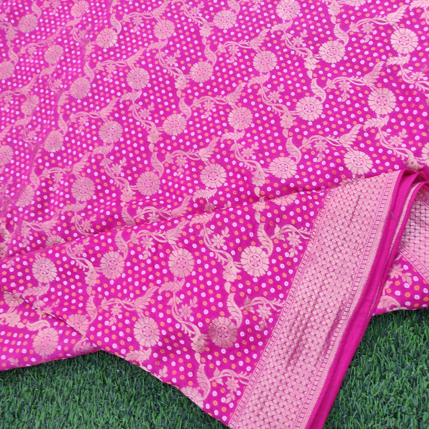 Pure Georgette Handloom Banarasi Saree