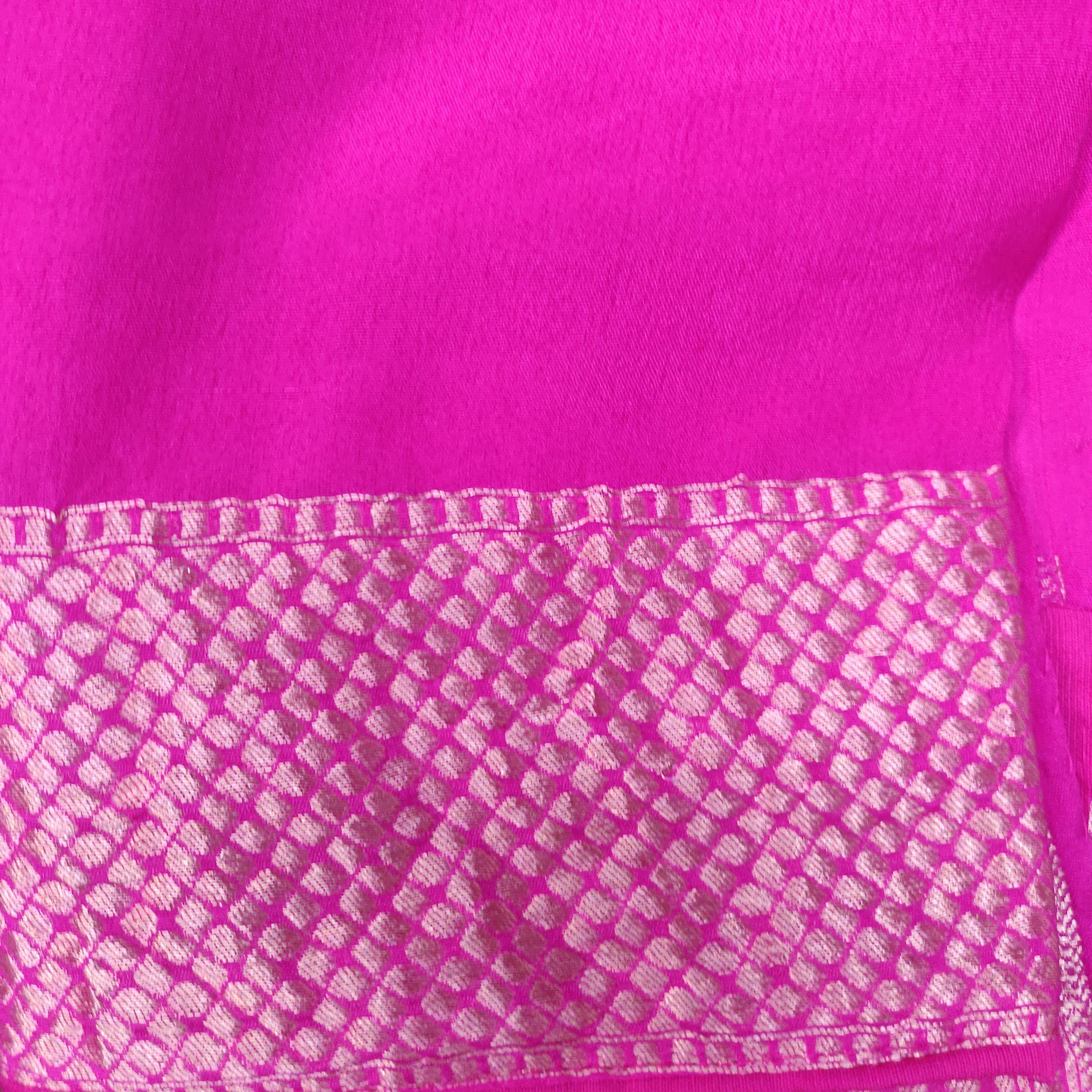 Pure Georgette Handloom Banarasi Saree