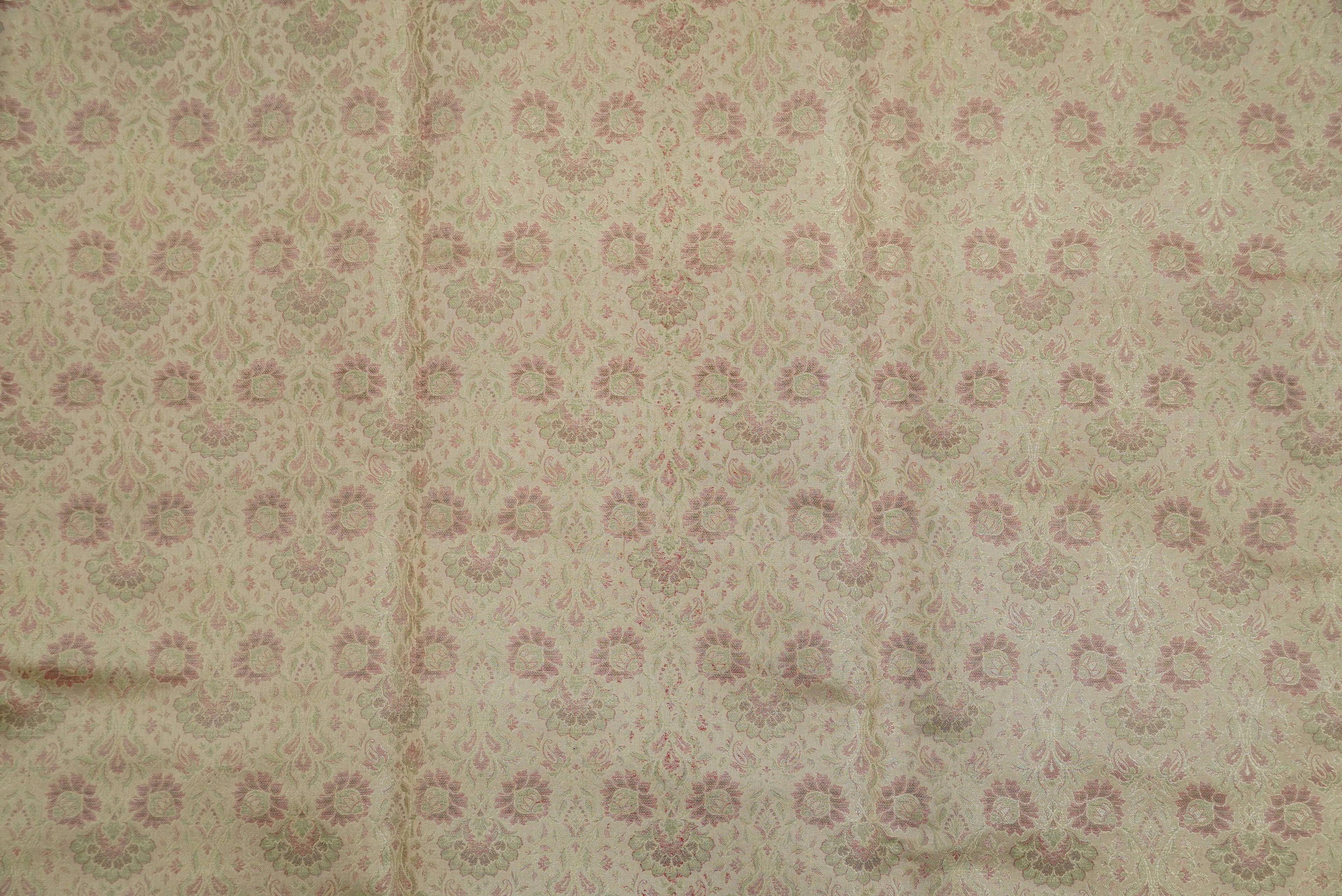 Handloom Banarasi Kamal Tanchoi Silk Kamal Fabric
