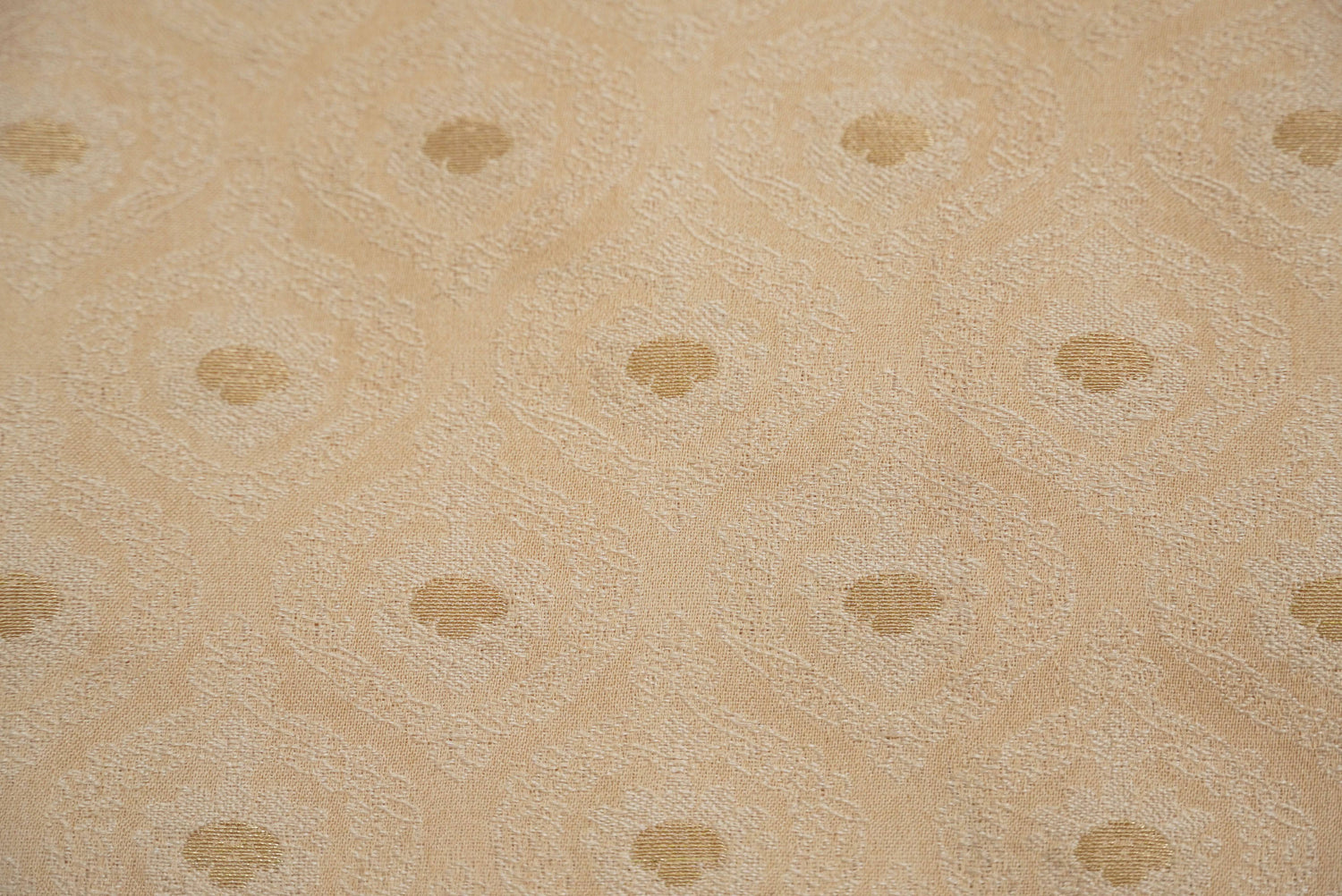 Handloom Banarasi Tanchoi Silk Jasmine Fabric
