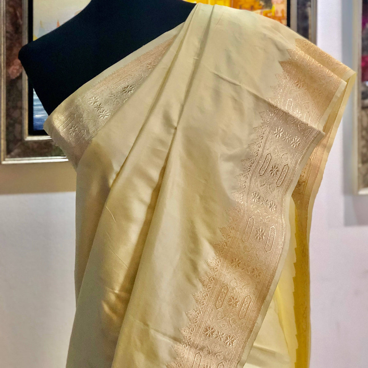 Handloom Banarasi Pure Katan Silk Saree - Khinkhwab