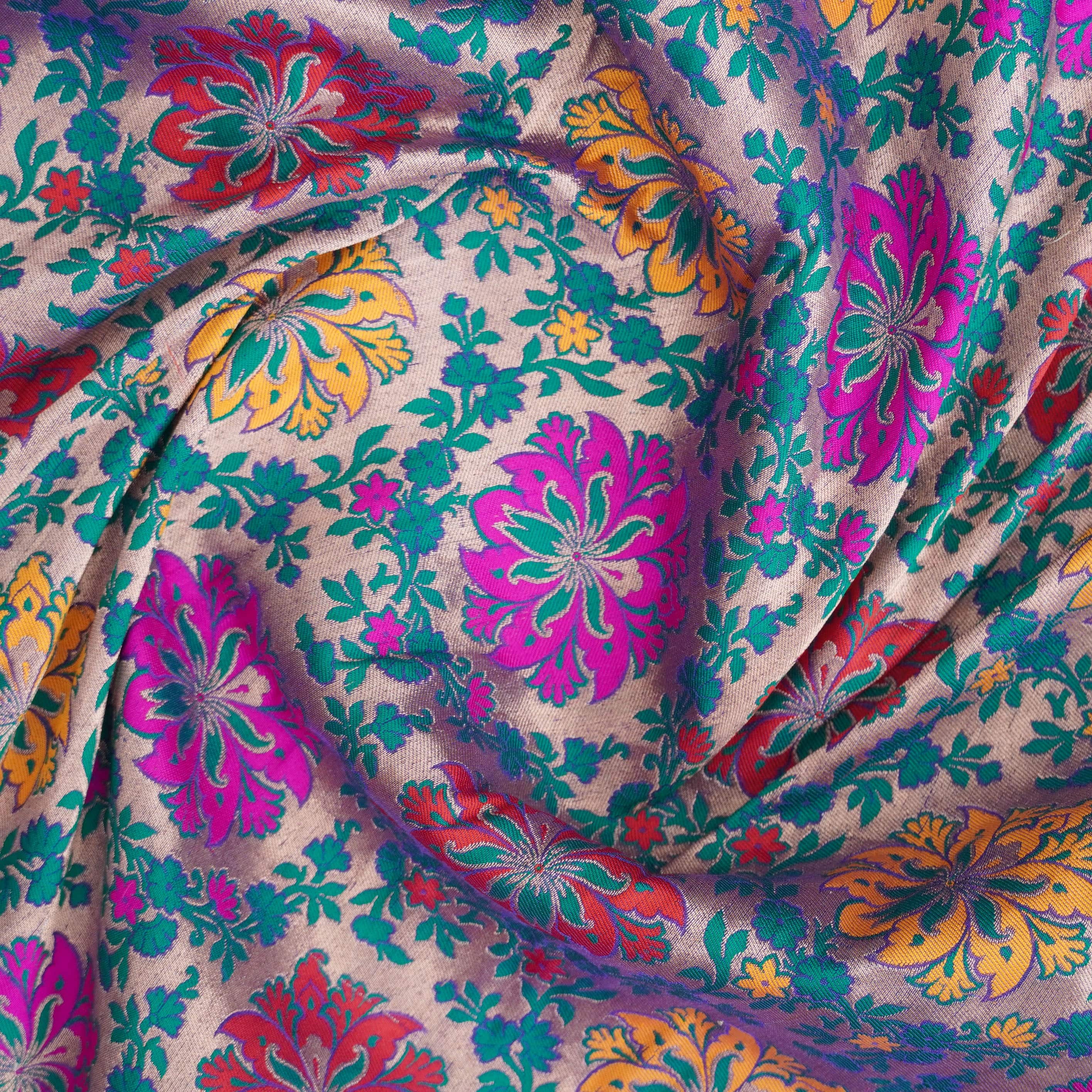Kinkhab / Kimkhab Brocade Banarasi Fabric