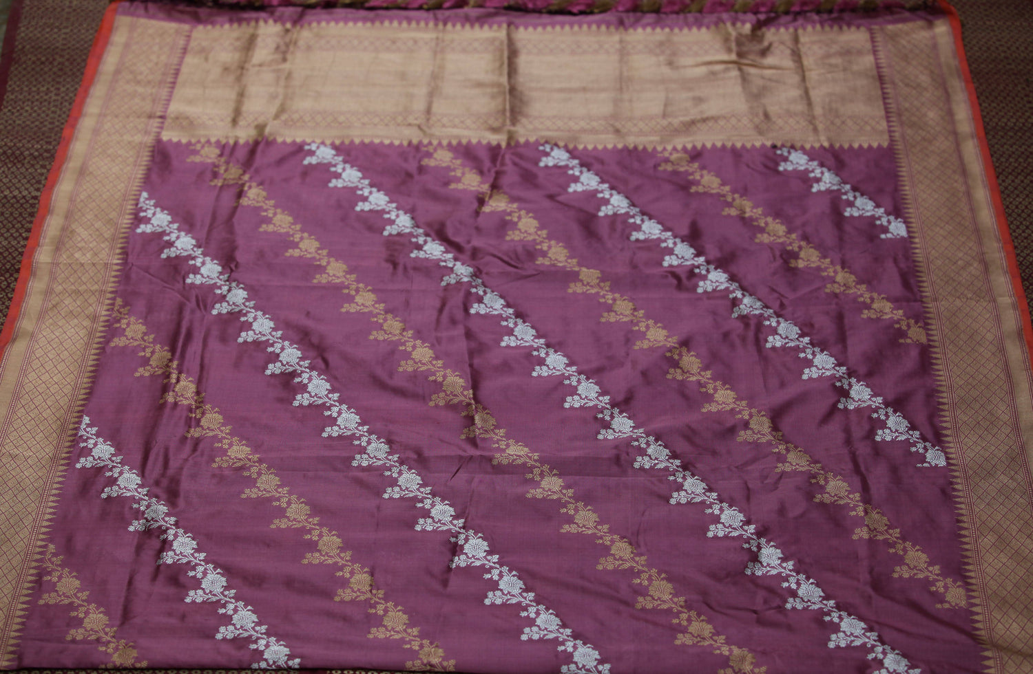 Pure Katan Silk Handloom Banarasi Dupatta