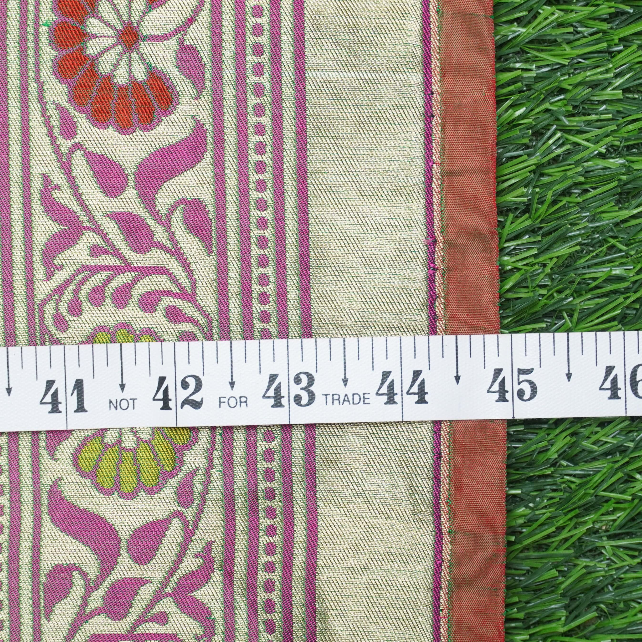 Handloom Banarasi Katan Silk Green Dupatta