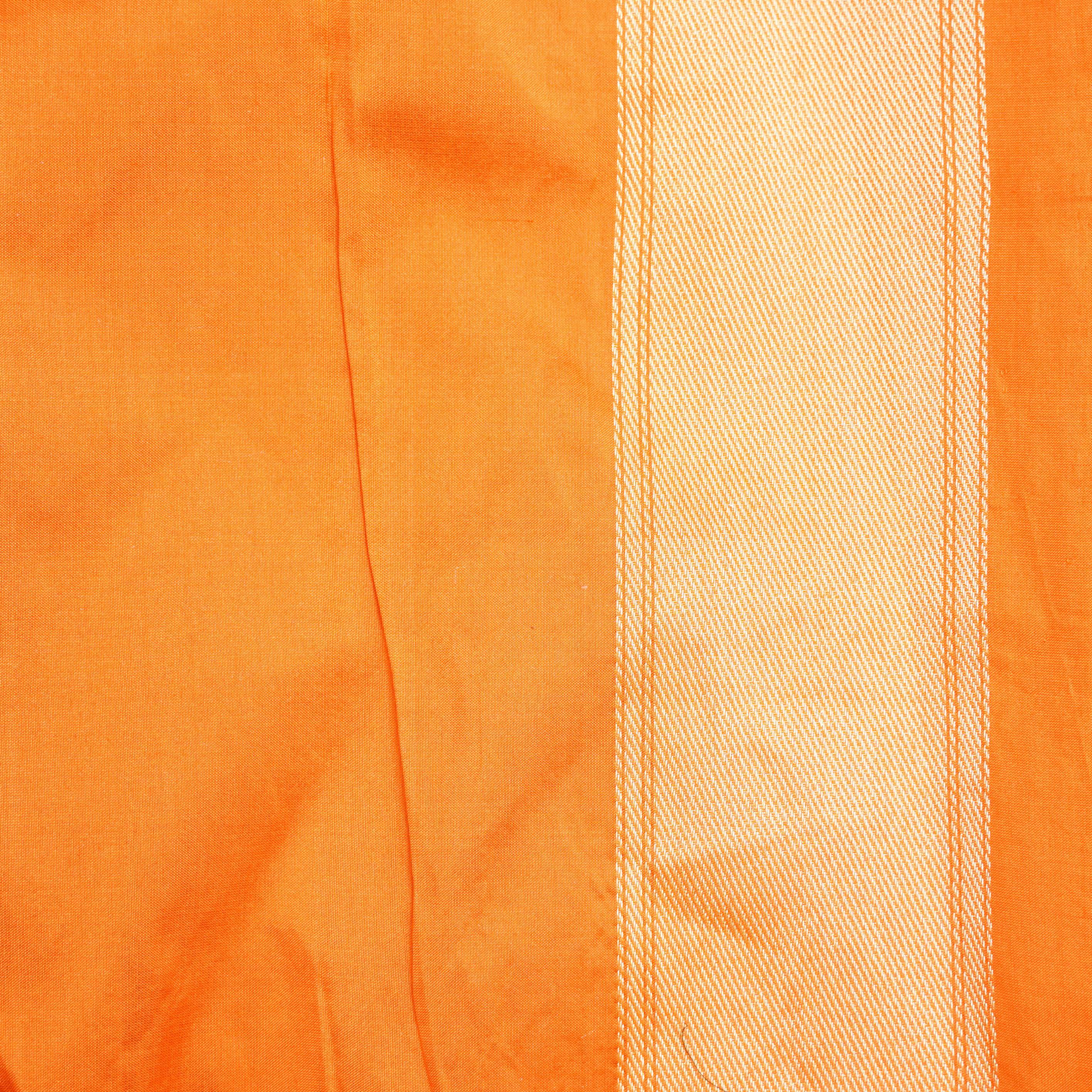 Handloom Banarasi Pure Katan Silk Saree with Meenakari Border