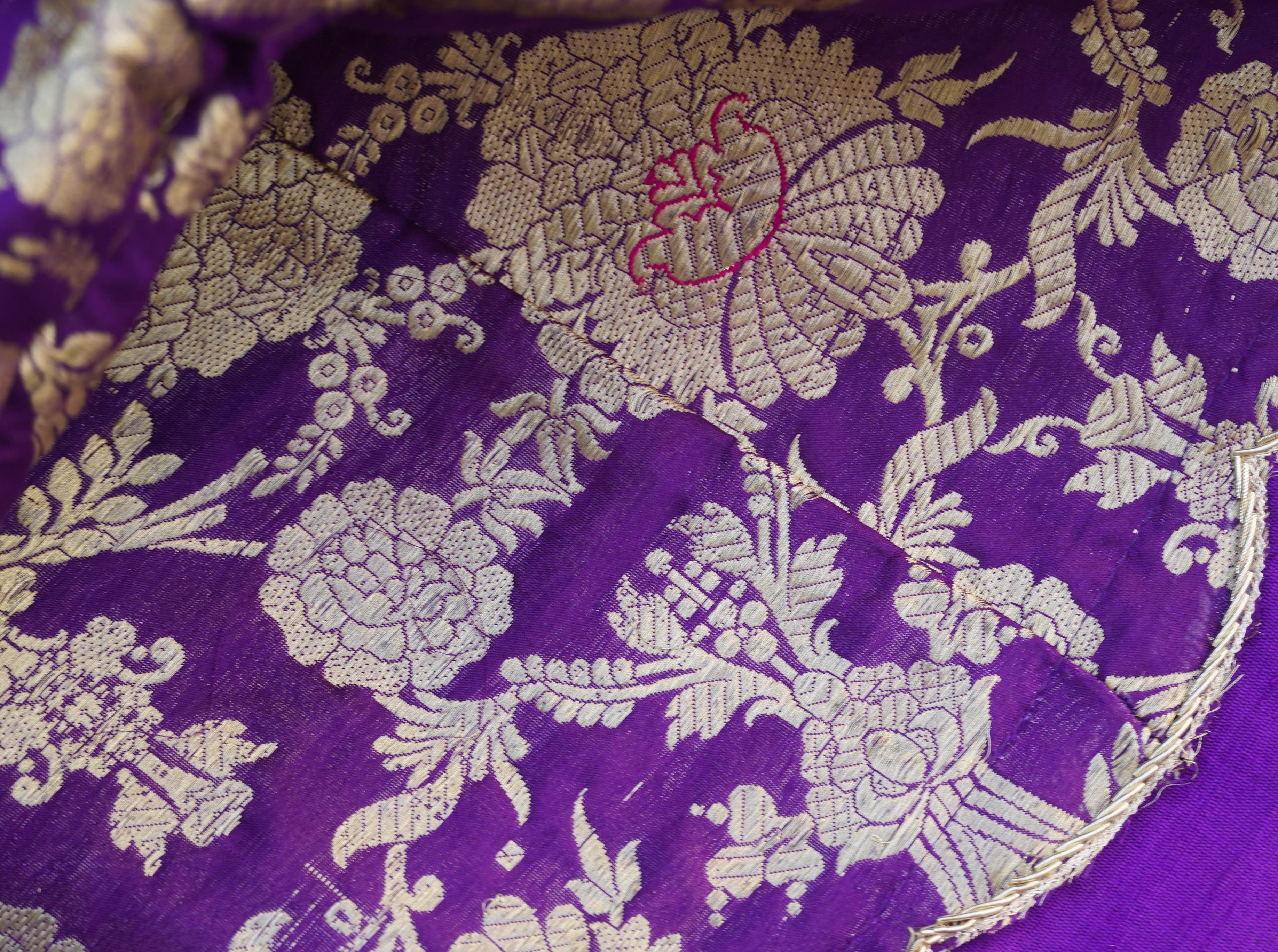 Handloom Katan Silk Brocade Banarasi Stitched Lehenga Set