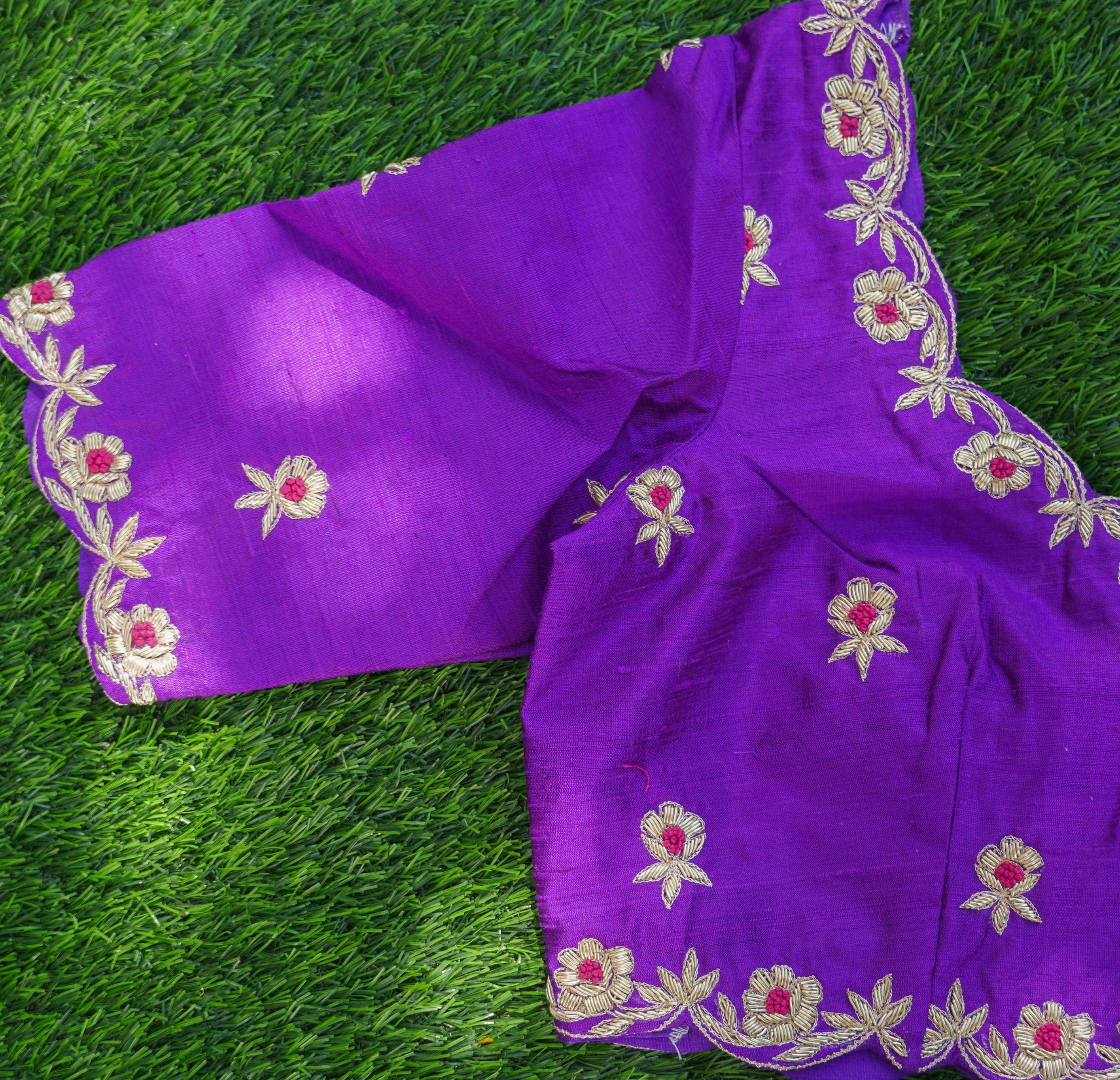 Handloom Katan Silk Brocade Banarasi Stitched Lehenga Set