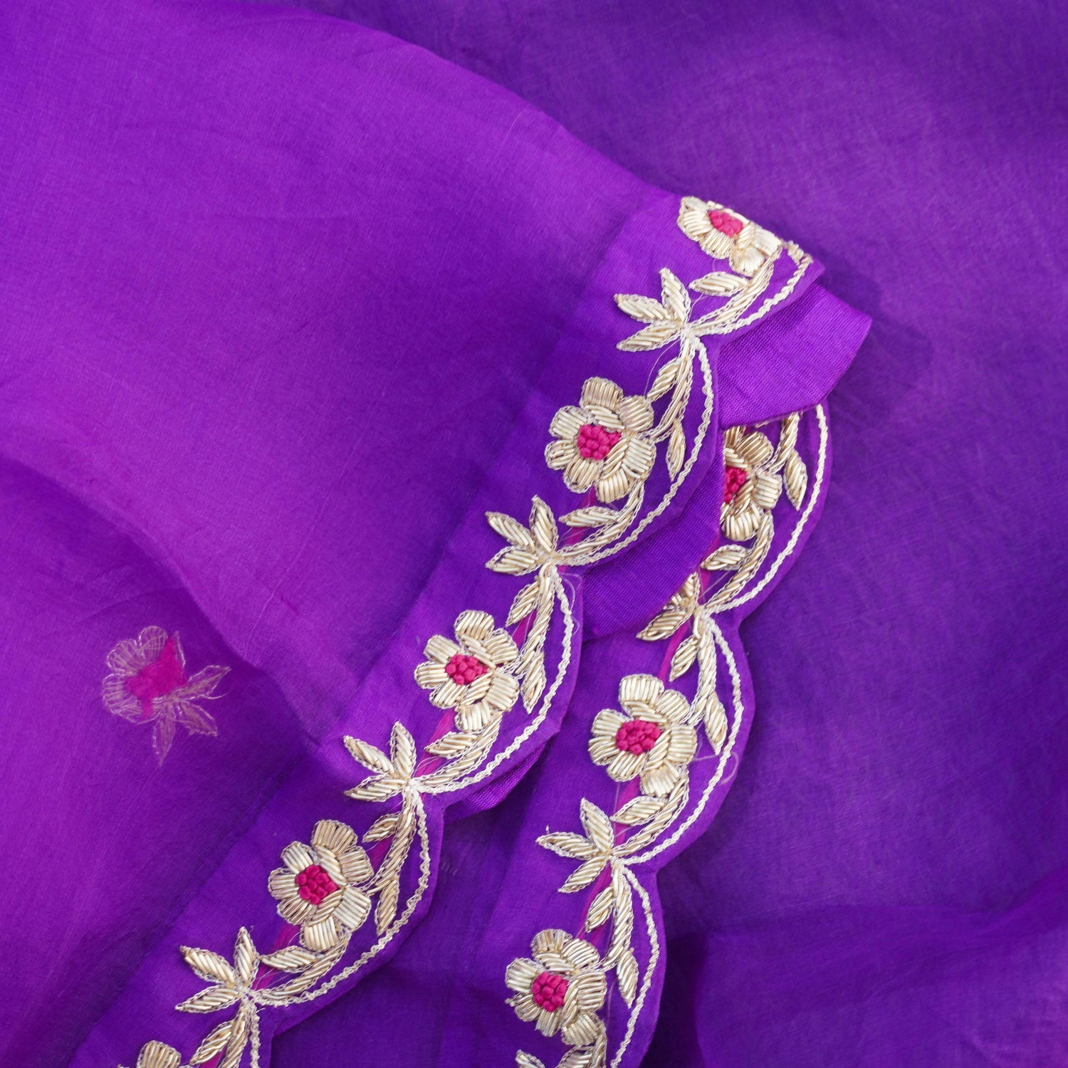 Handloom Katan Silk Brocade Banarasi Stitched Lehenga Set