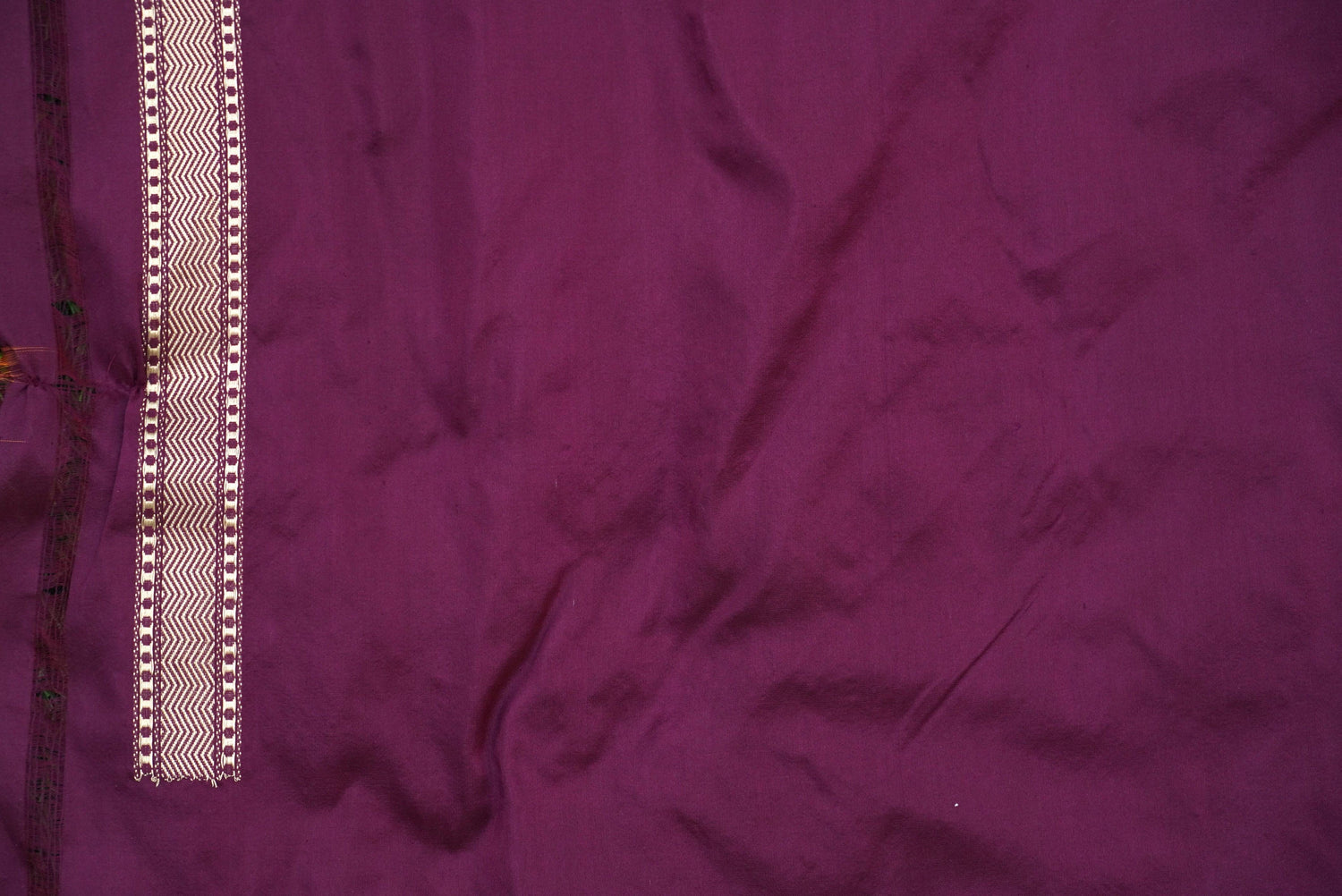 Handwoven Katan Silk Banarasi Fabric - 3 Piece